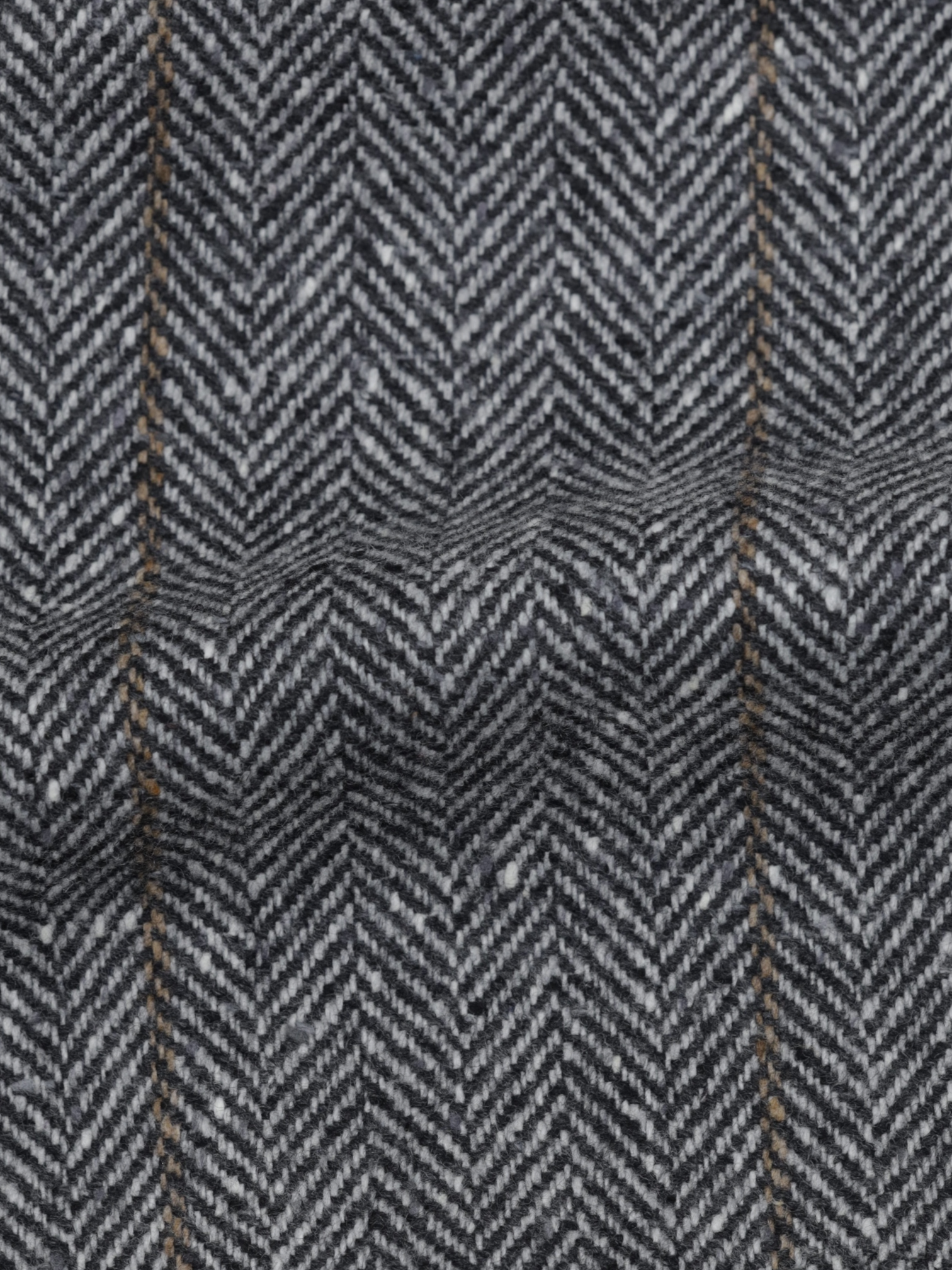 Brunello Cucinelli Grey Wool & Cashmere Herringbone & Overcheck Jacket