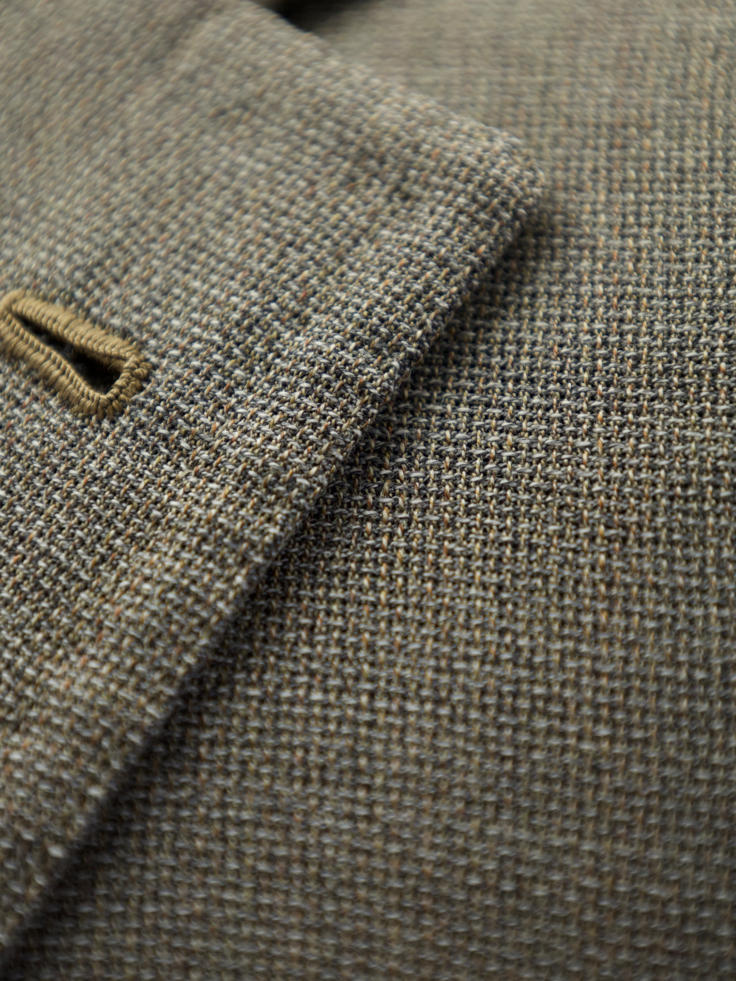 Orazio Luciano Taupe Bi-color Hopsack Jacket