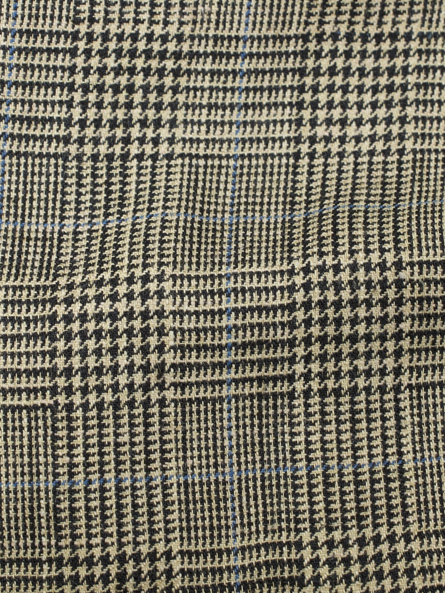 Ralph Lauren Purple Label Light Brown Silk & Linen Glenplaid Suit