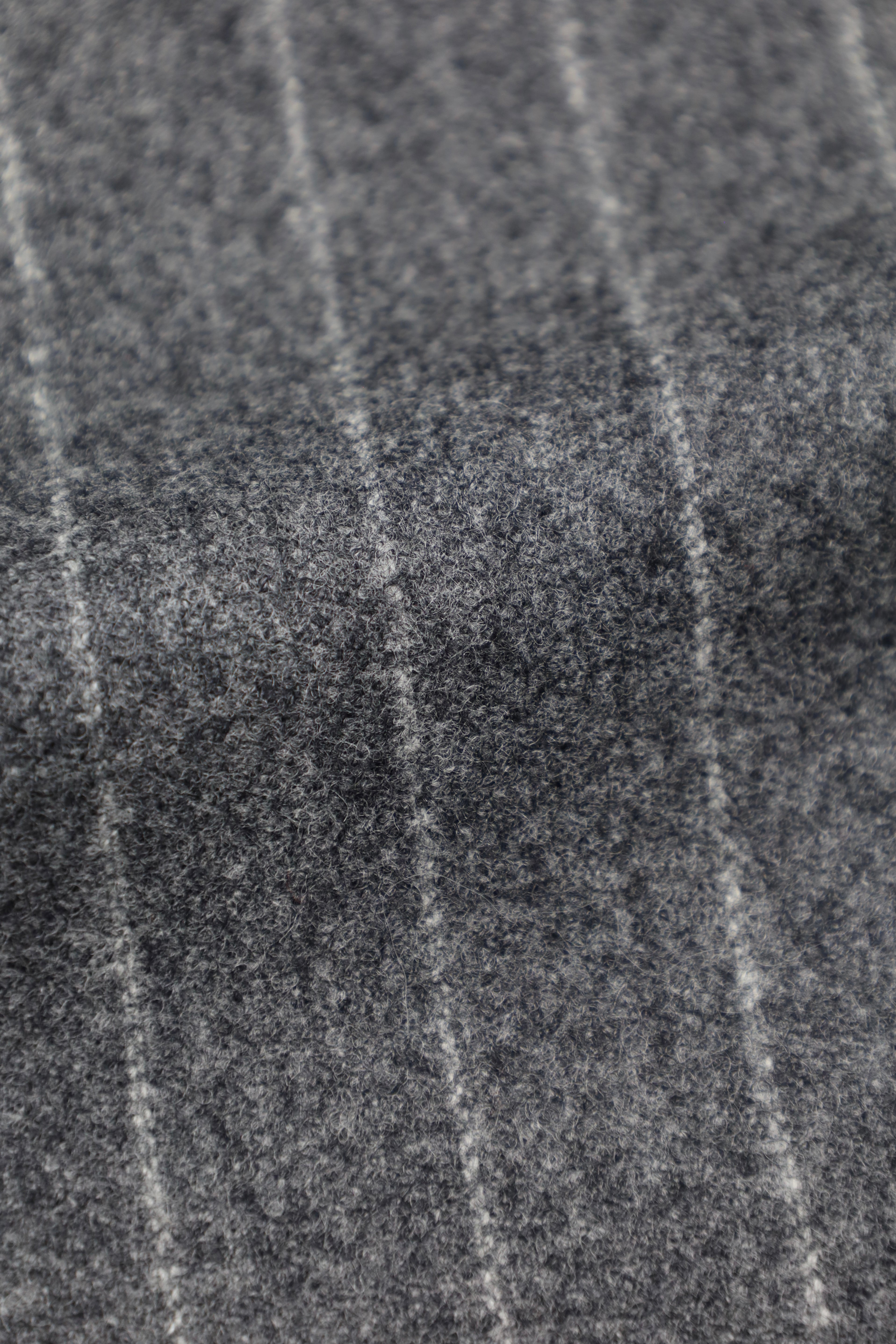 Kiton 3-Piece Grey Flannel Pinstripe Suit