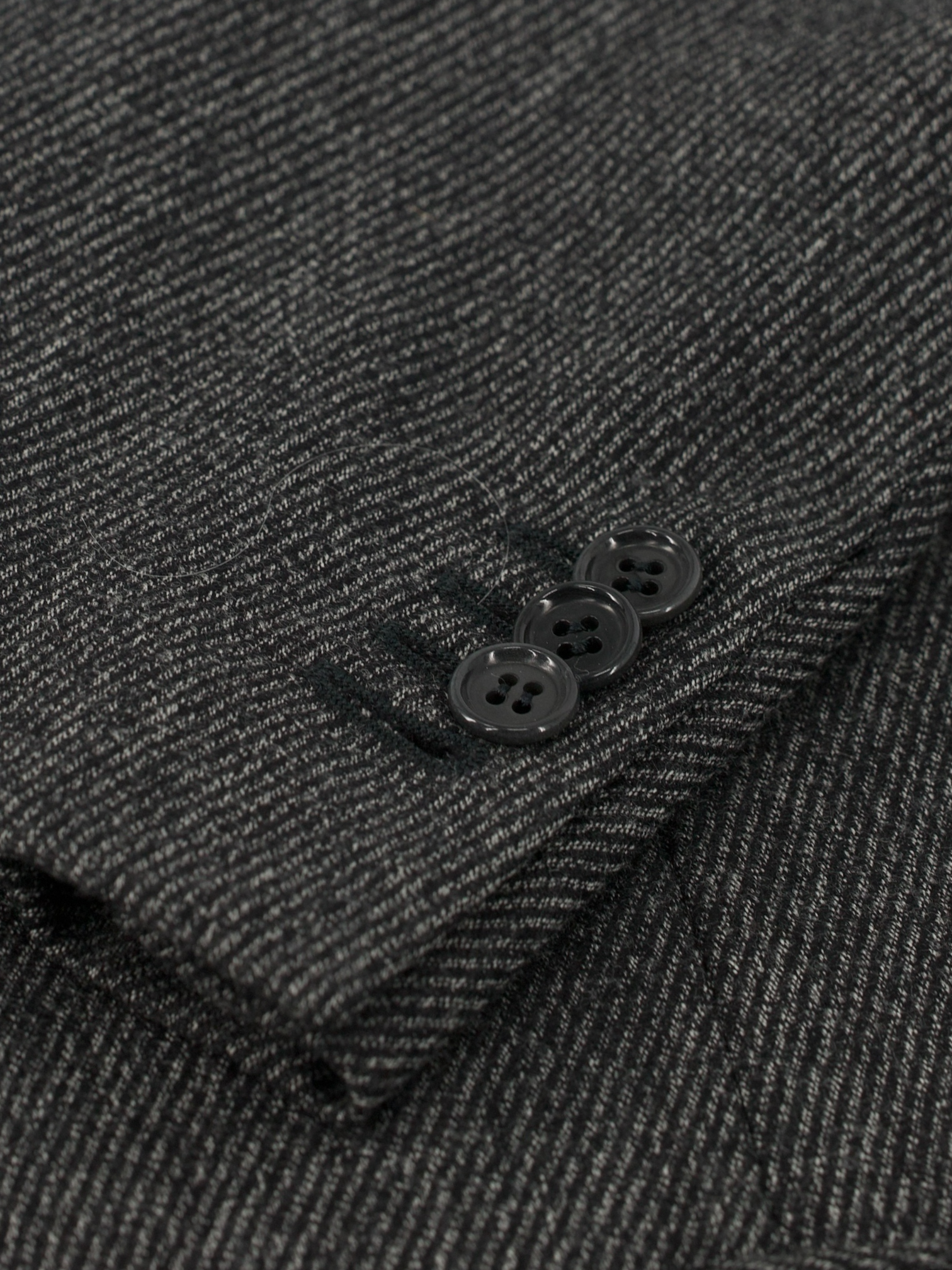 Brioni Grey Gabardine Wool "Via Venato" Twill Suit