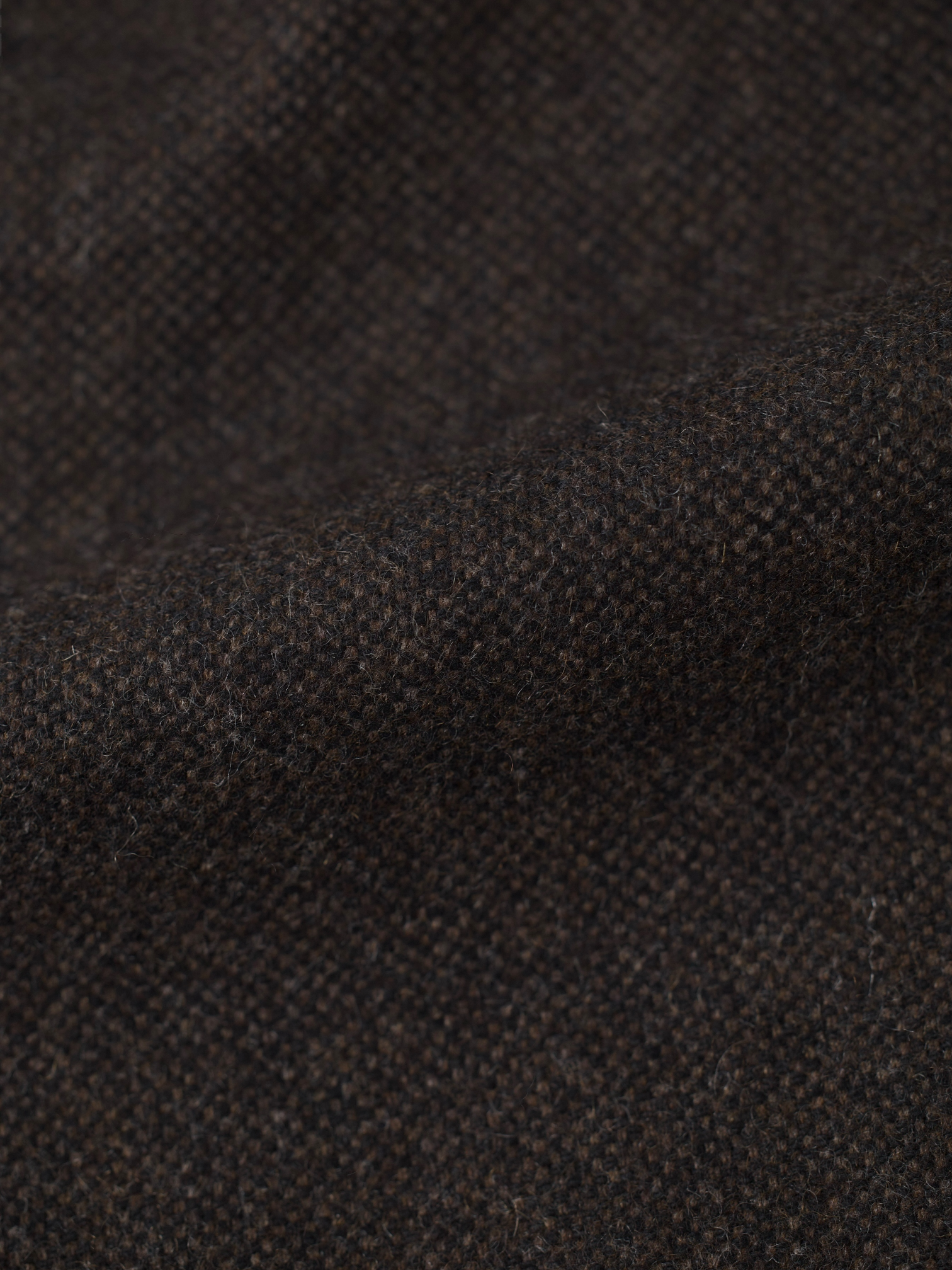 Cesare Attolini Dark Brown Pure Cashmere Micro-Pattern Jacket