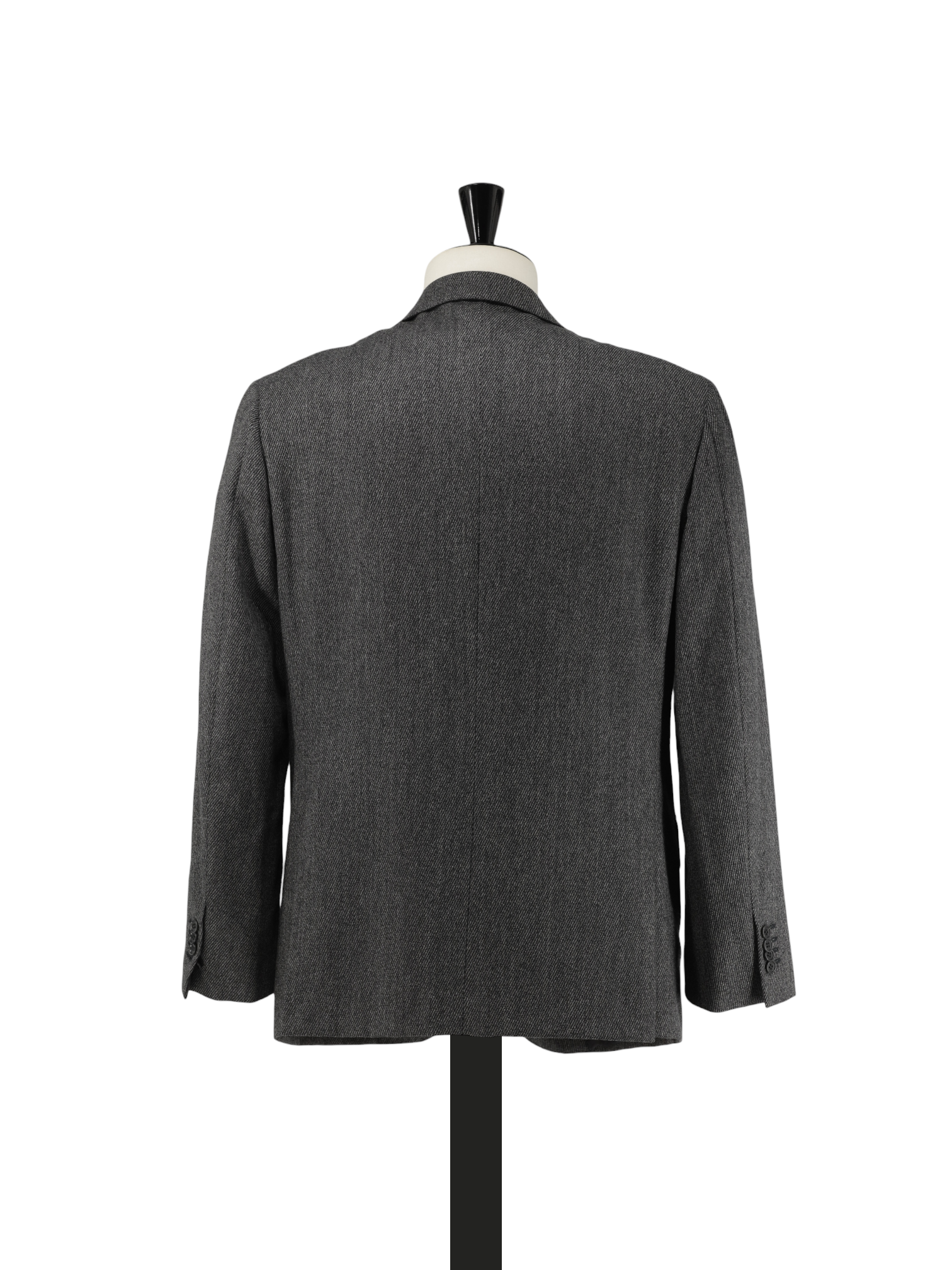 Brioni Grey Gabardine Wool "Via Venato" Twill Suit