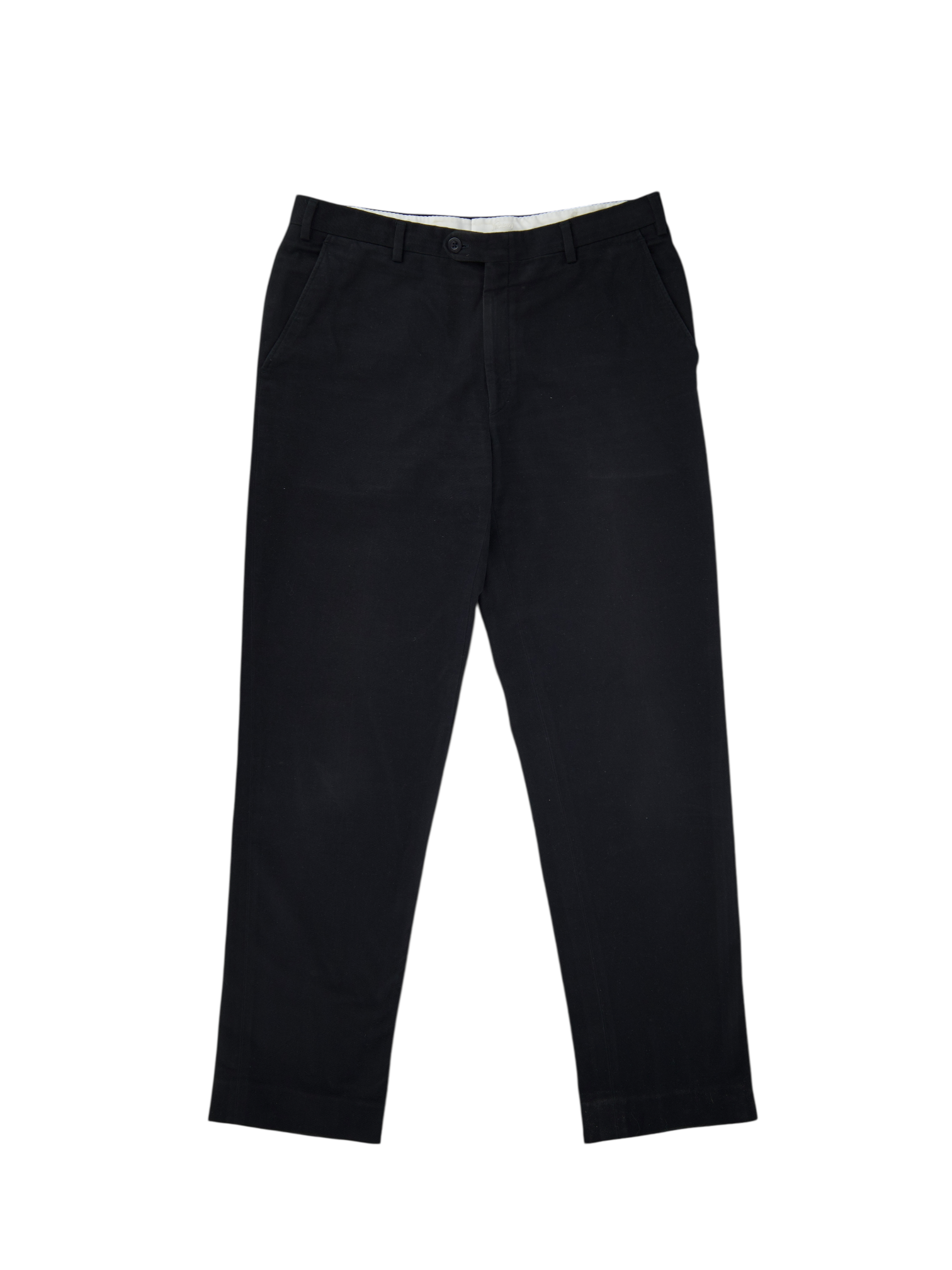 Brioni Black Brushed-Cotton Twill "Mouna" Trousers