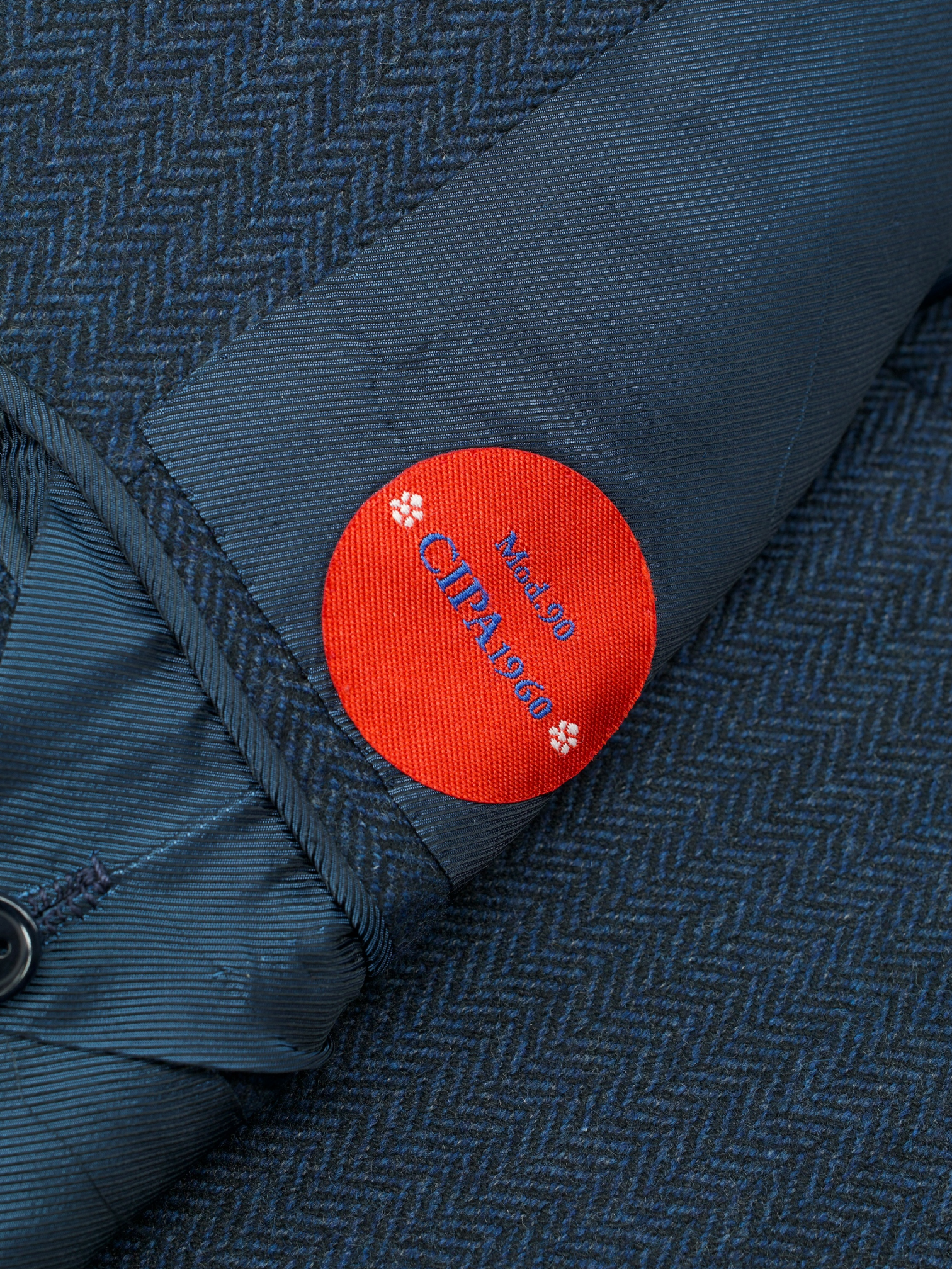 Kiton Dark Teal Pure-Cashmere Herringbone "Cipa 1960" Jacket
