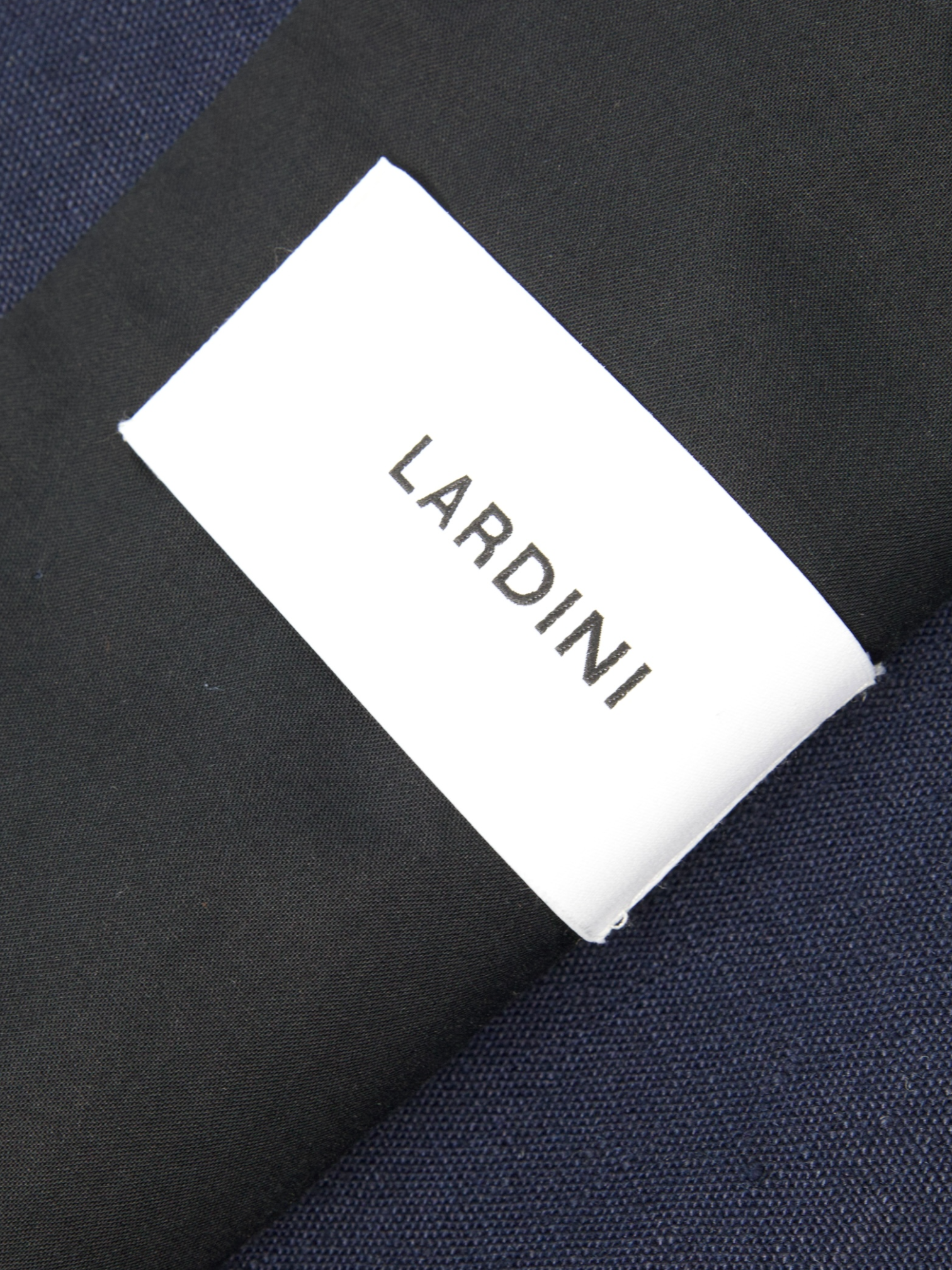 Lardini Navy Linen Harrington Jacket