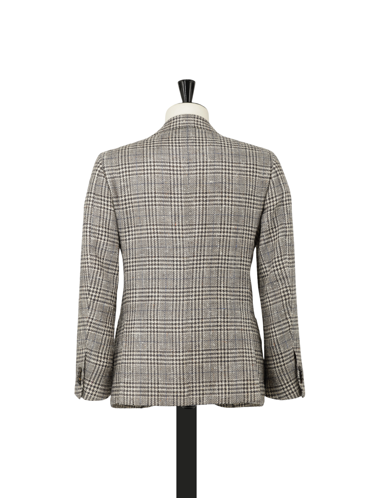 Cesare Attolini Light Brown Silk & Wool Donegal Prince of Wales Jacket