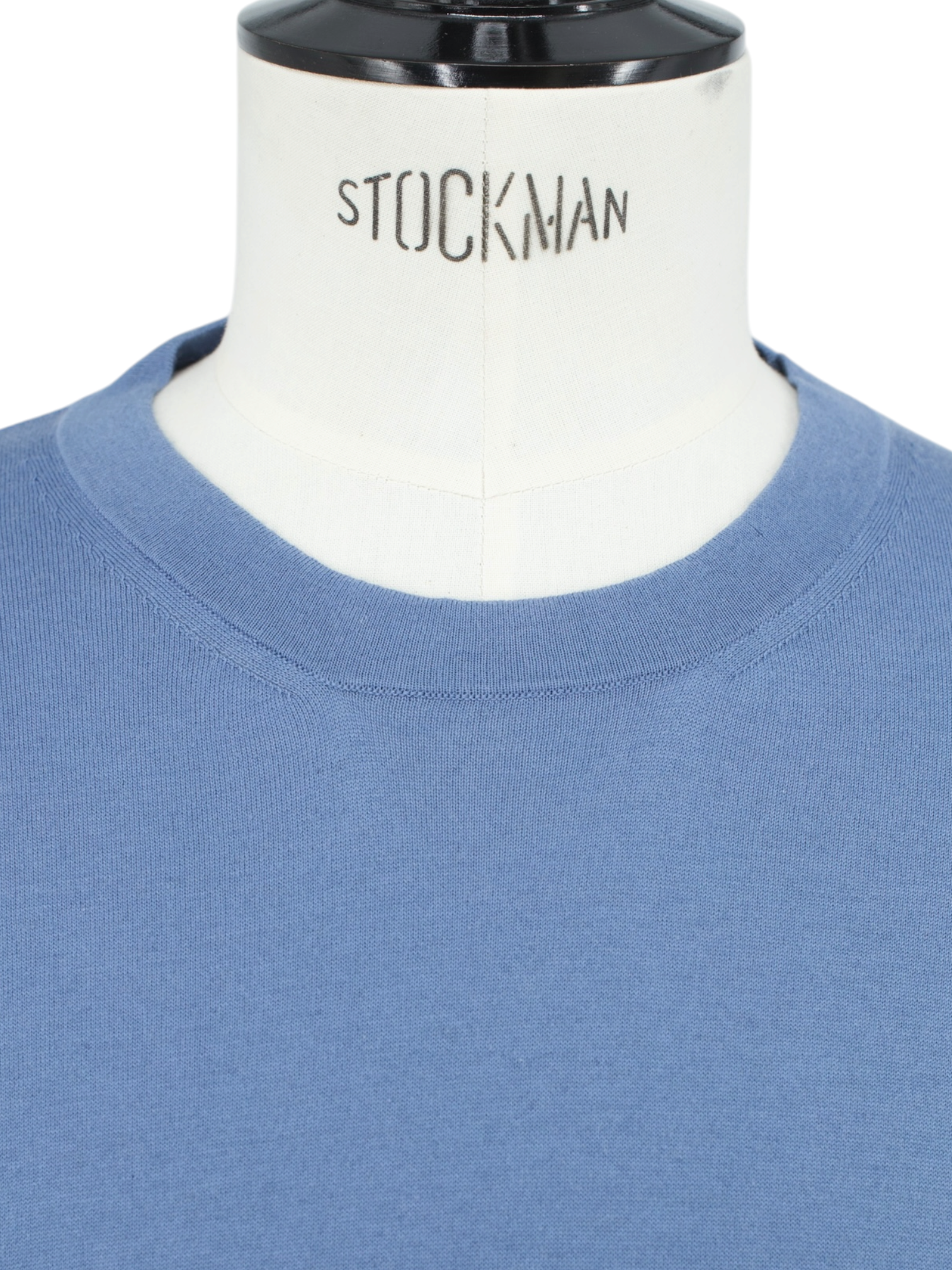 Cesare Attolini Steel Blue Cotton & Cashmere Jersey T-Shirt