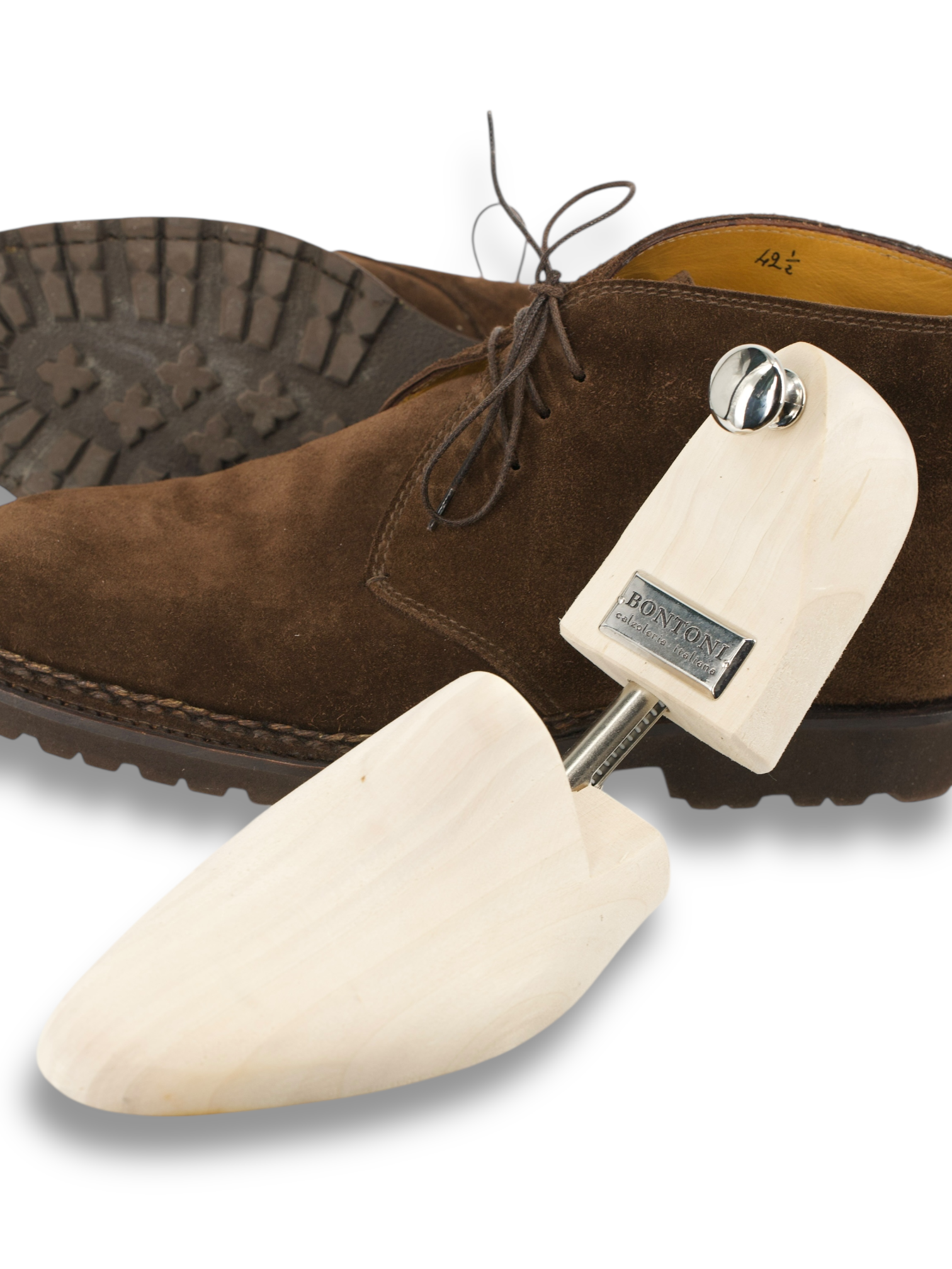 Bontoni Dark Brown Suede Norvegese Desert Boot