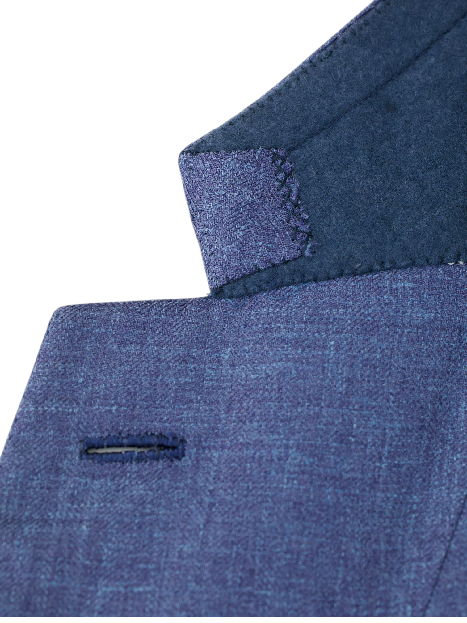 Brioni Light Blue Cashmere, Silk & Linen Herringbone Jacket