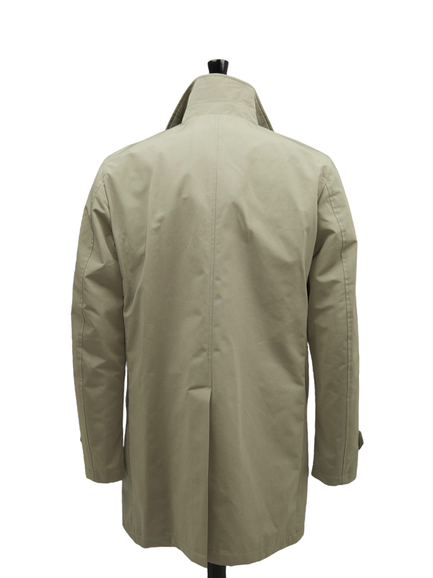 Moorer Stone Grey Water-repellent Carcoat