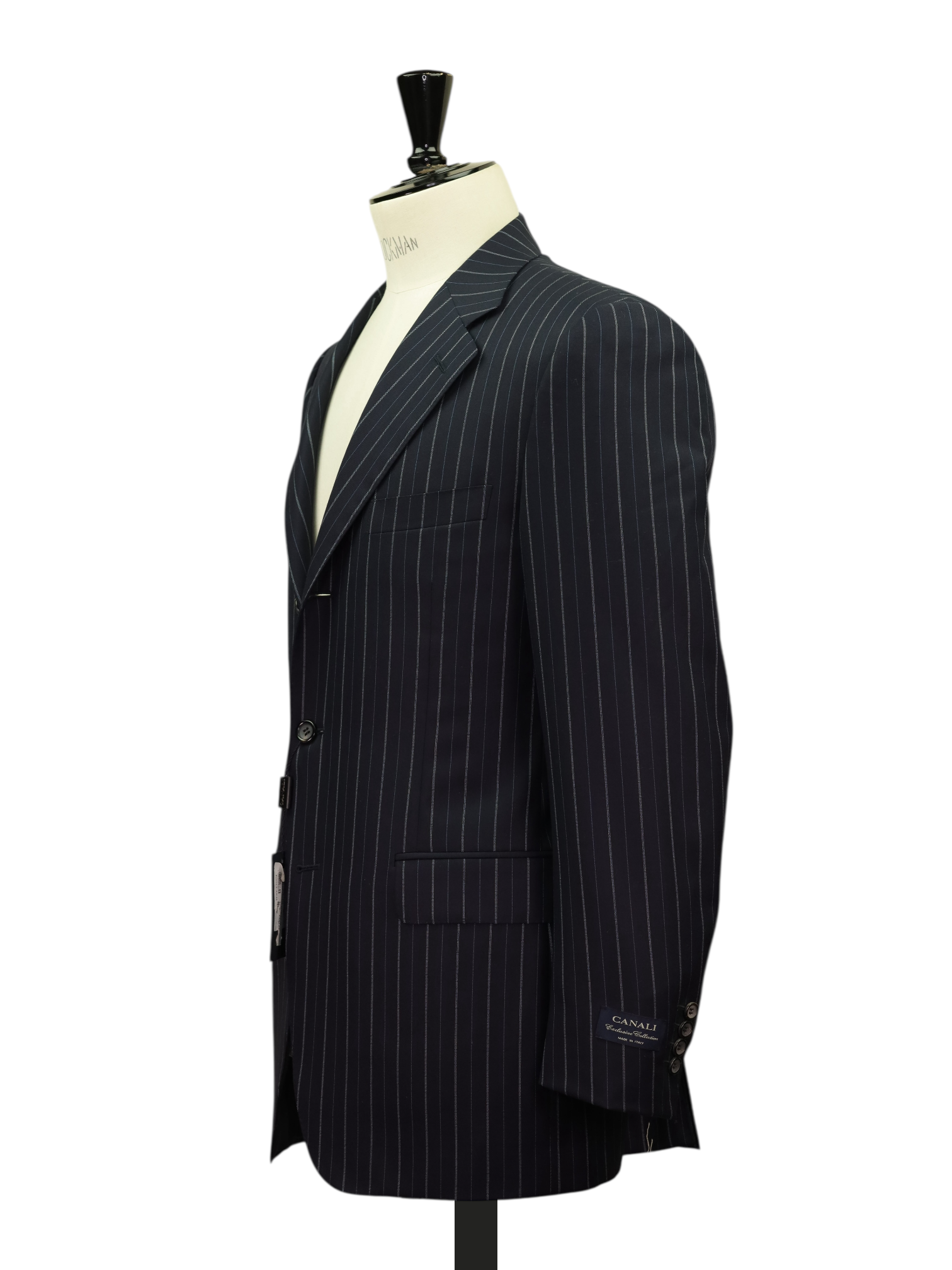 Canali Navy & Light Blue Super 150's "Exclusive Collection" Multi-Pinstripe Suit