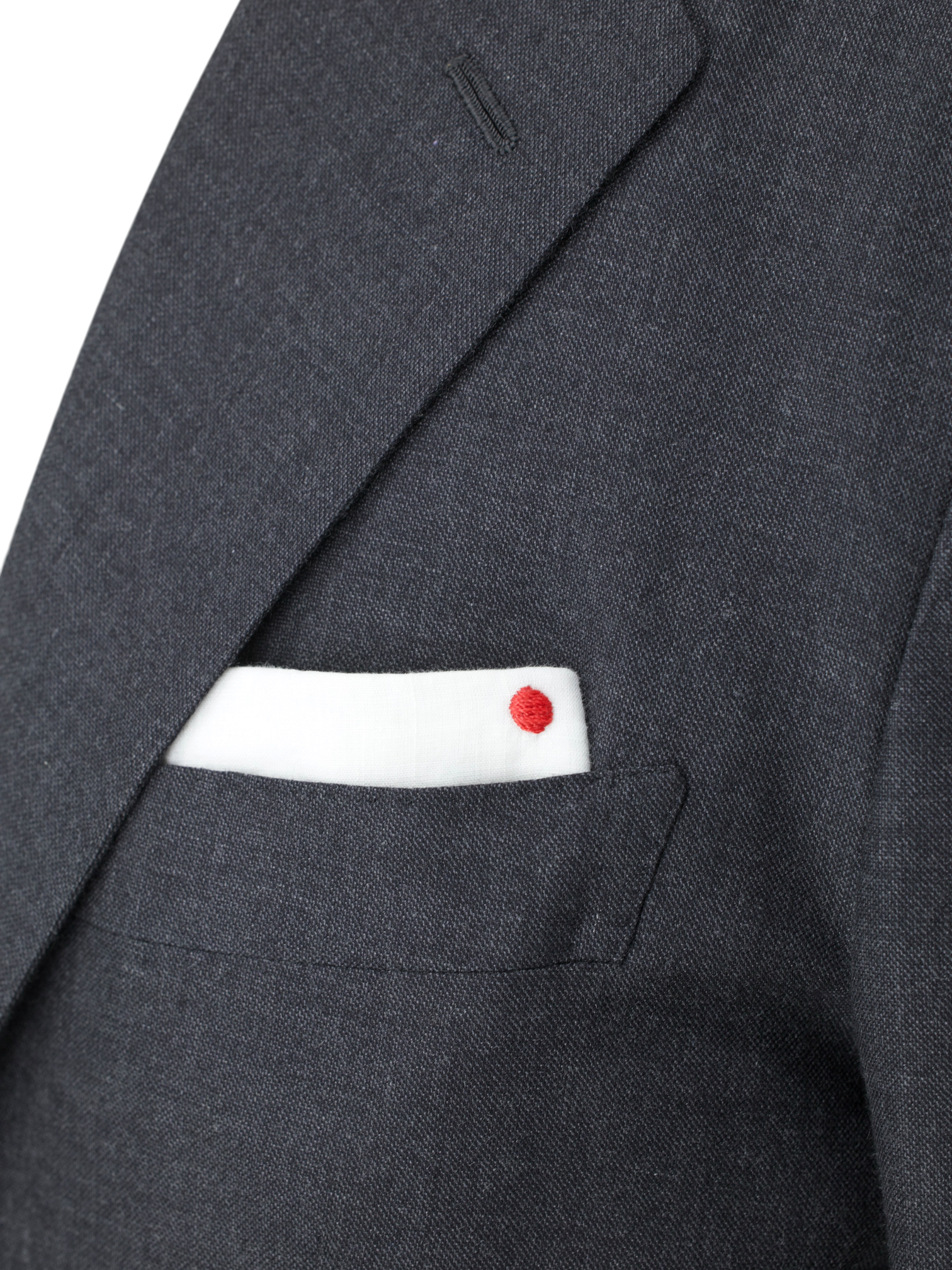 Kiton Grey Cashmere & Wool Unconstructed Jacket