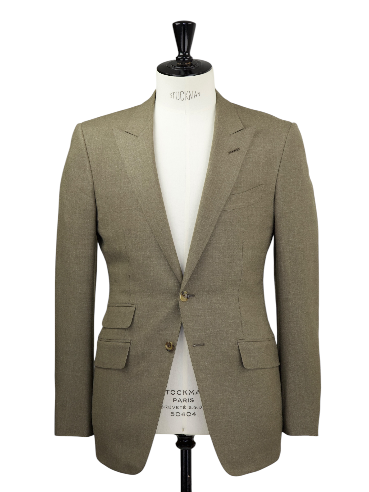 Tom Ford Khaki Wool & Silk O'Connor Jacket