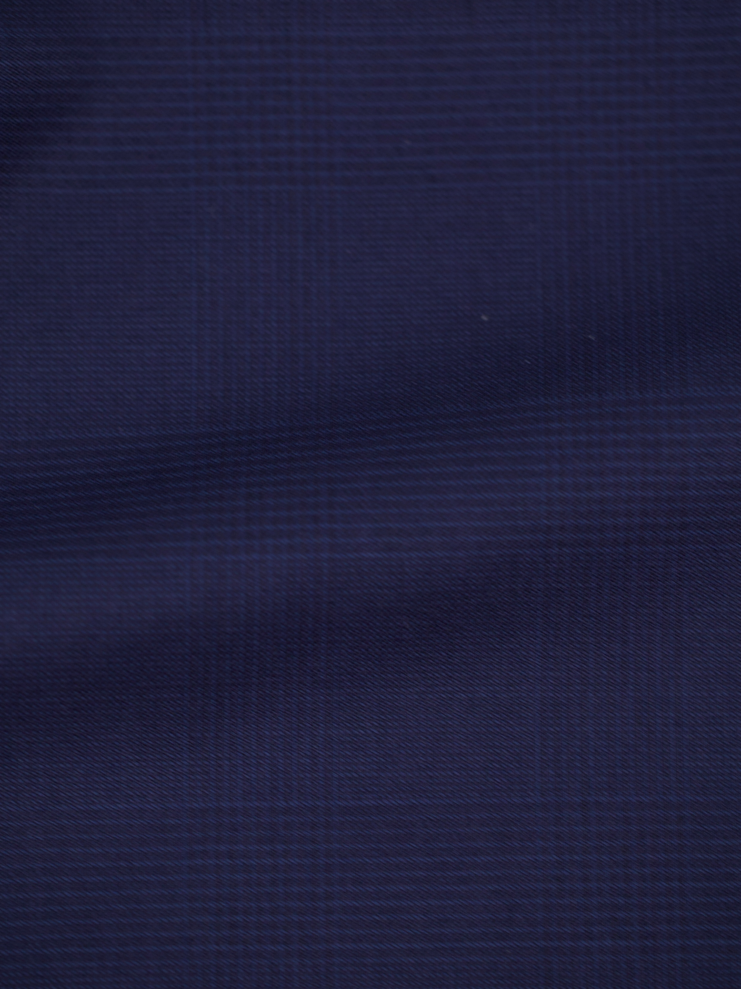 Isaia Dark Blue Super 130's Prince of Wales Jacket