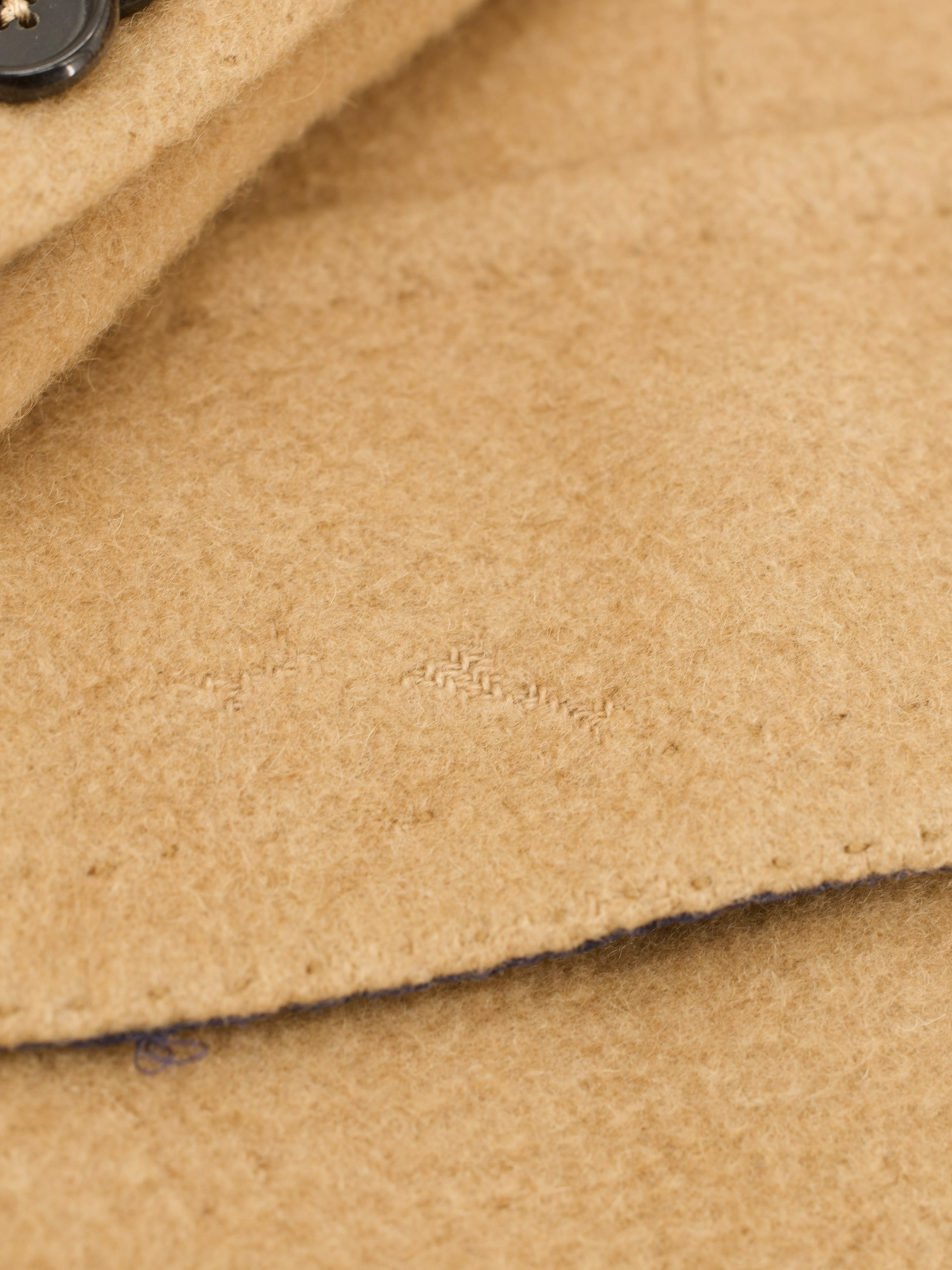Cesare Attolini Brown Pure Camel Sartorial Peacoat