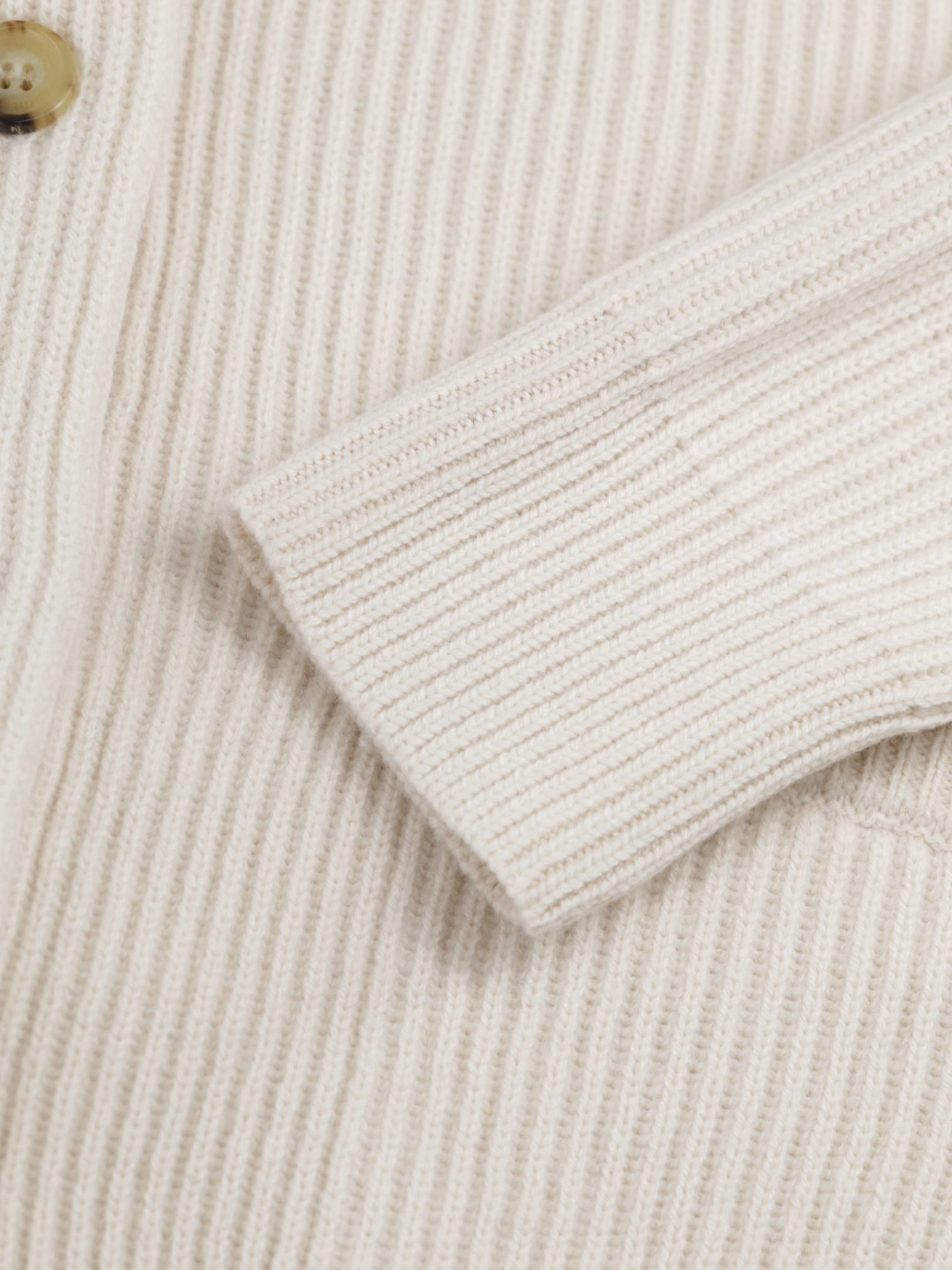 Brunello Cucinelli Crème Pure-Cashmere Shawl-Lapel Cardigan