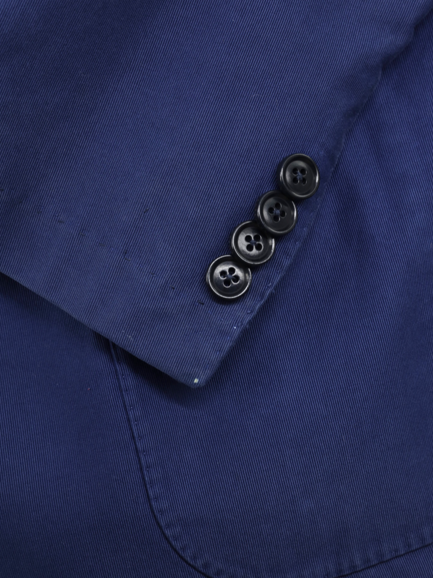 Ermenegildo Zegna Blue Pure-Cotton Twill Summer Jacket