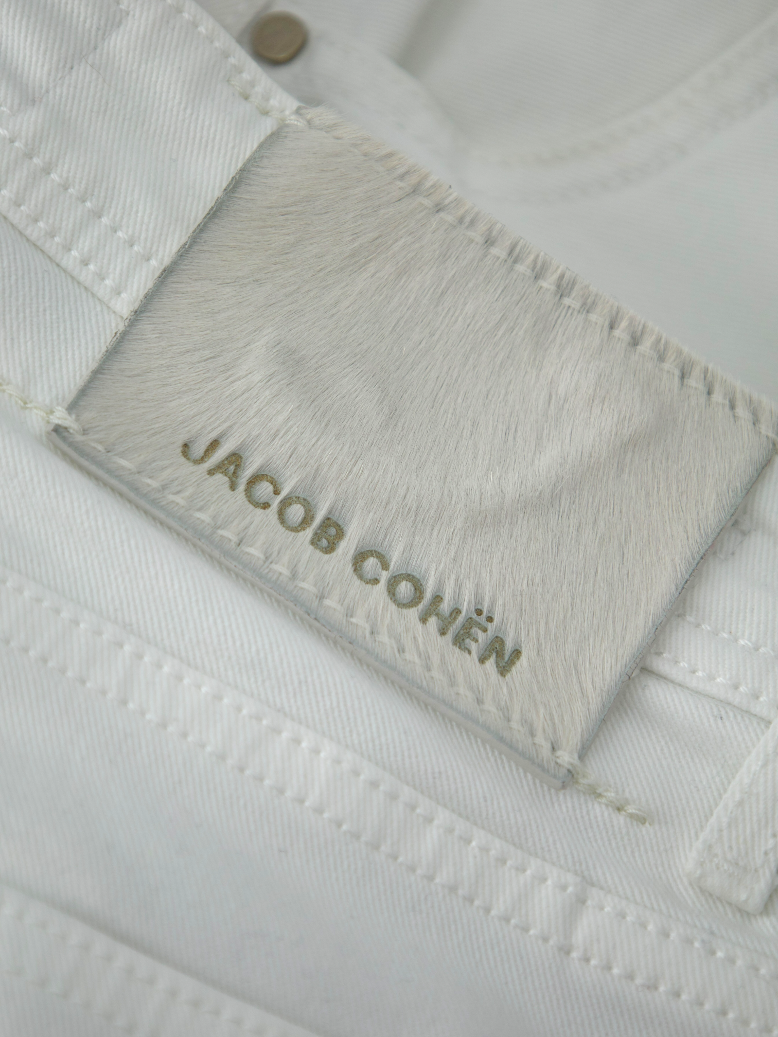 Jacob Cohen White Cotton & Elastane 622 Nick Jeans