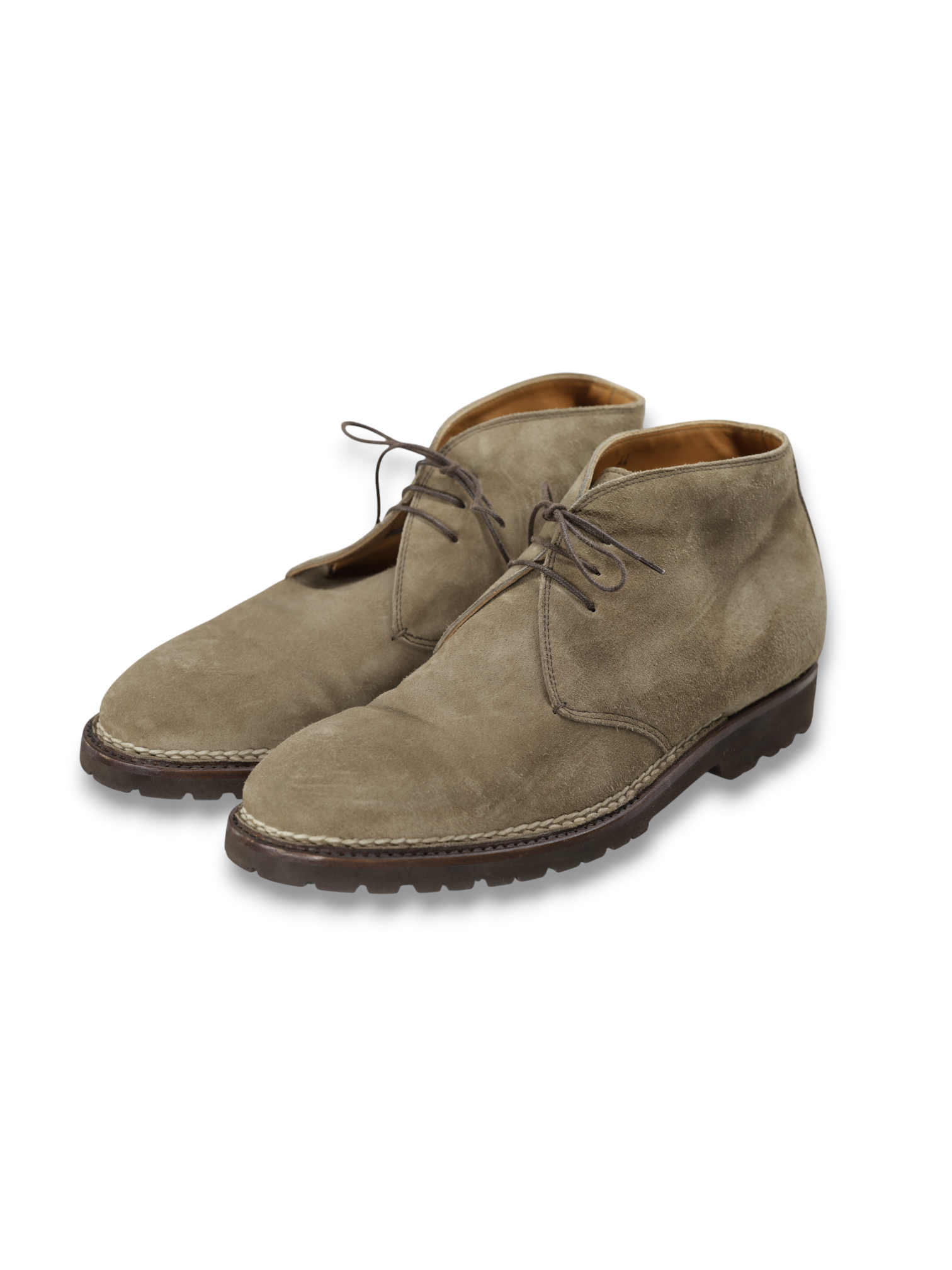 Bontoni Light Brown Suede Norvegese Desert Boots
