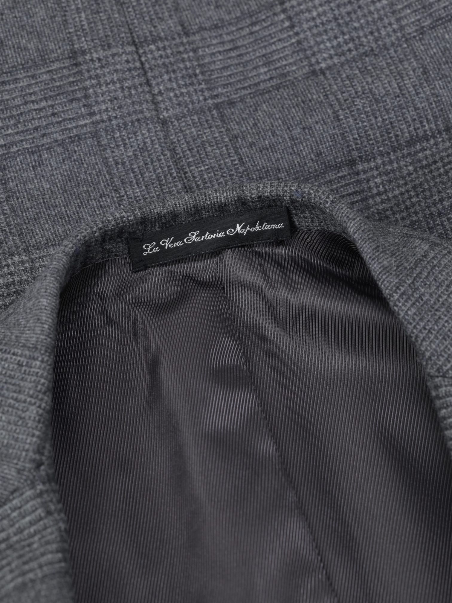 Orazio Luciano Warm Grey Wool & Cashmere Flannel Prince of Wales Suit