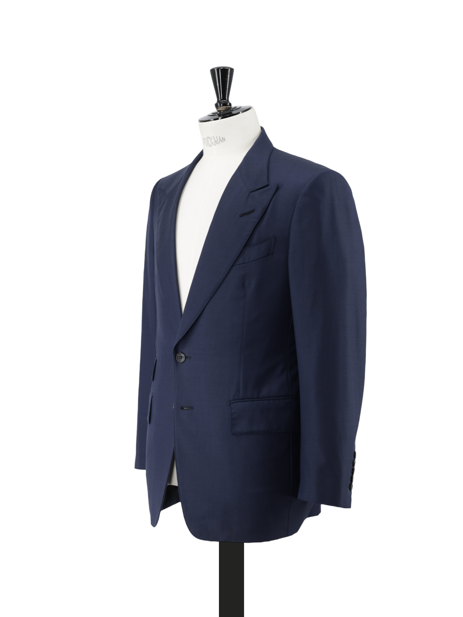 Tom Ford Dark Blue Fine-Wool Sharkskin Windsor "Harvey Specter" Suit