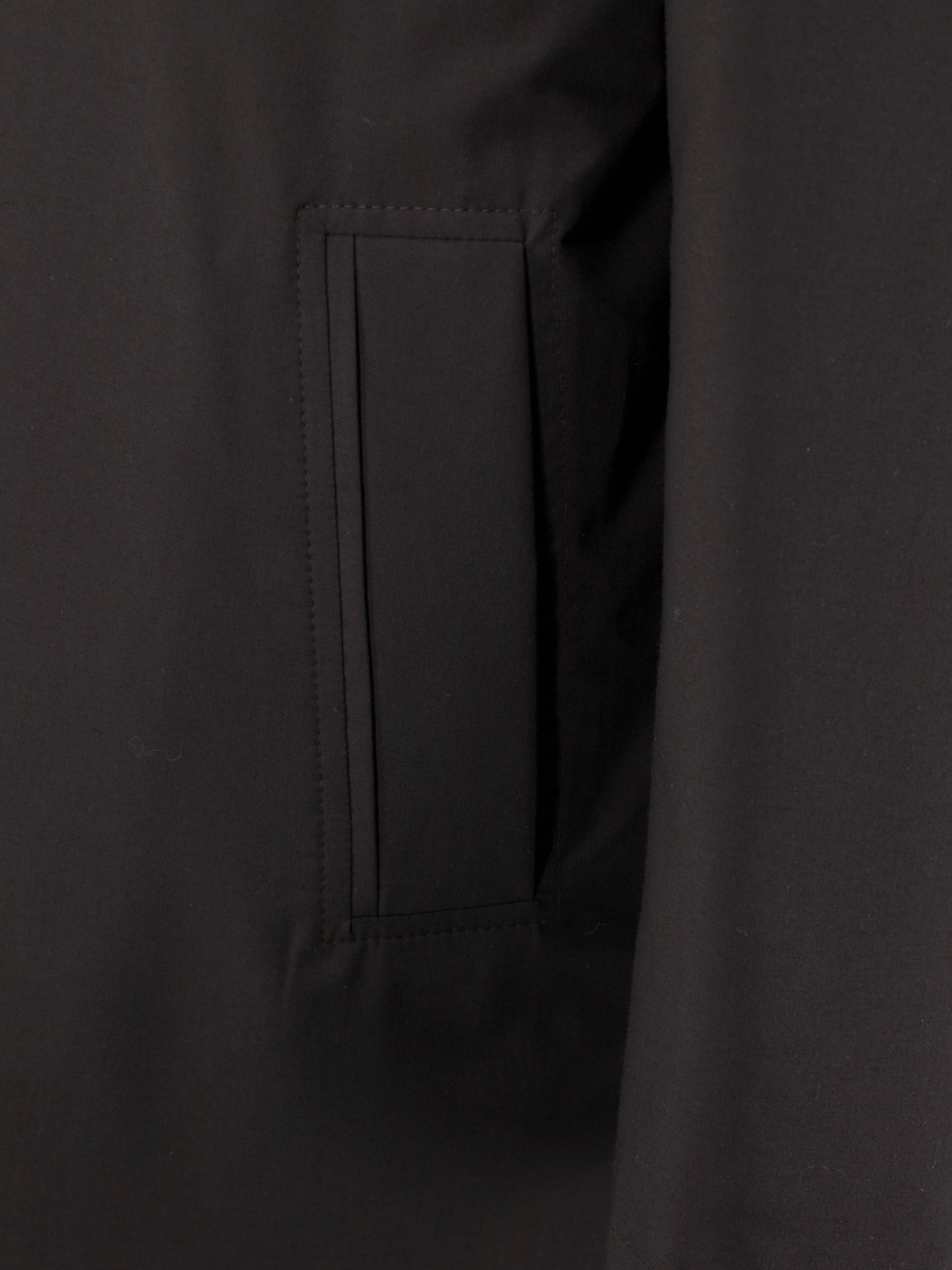 Corneliani Dark Olive-Drab Weather-Proof Padded Car Coat
