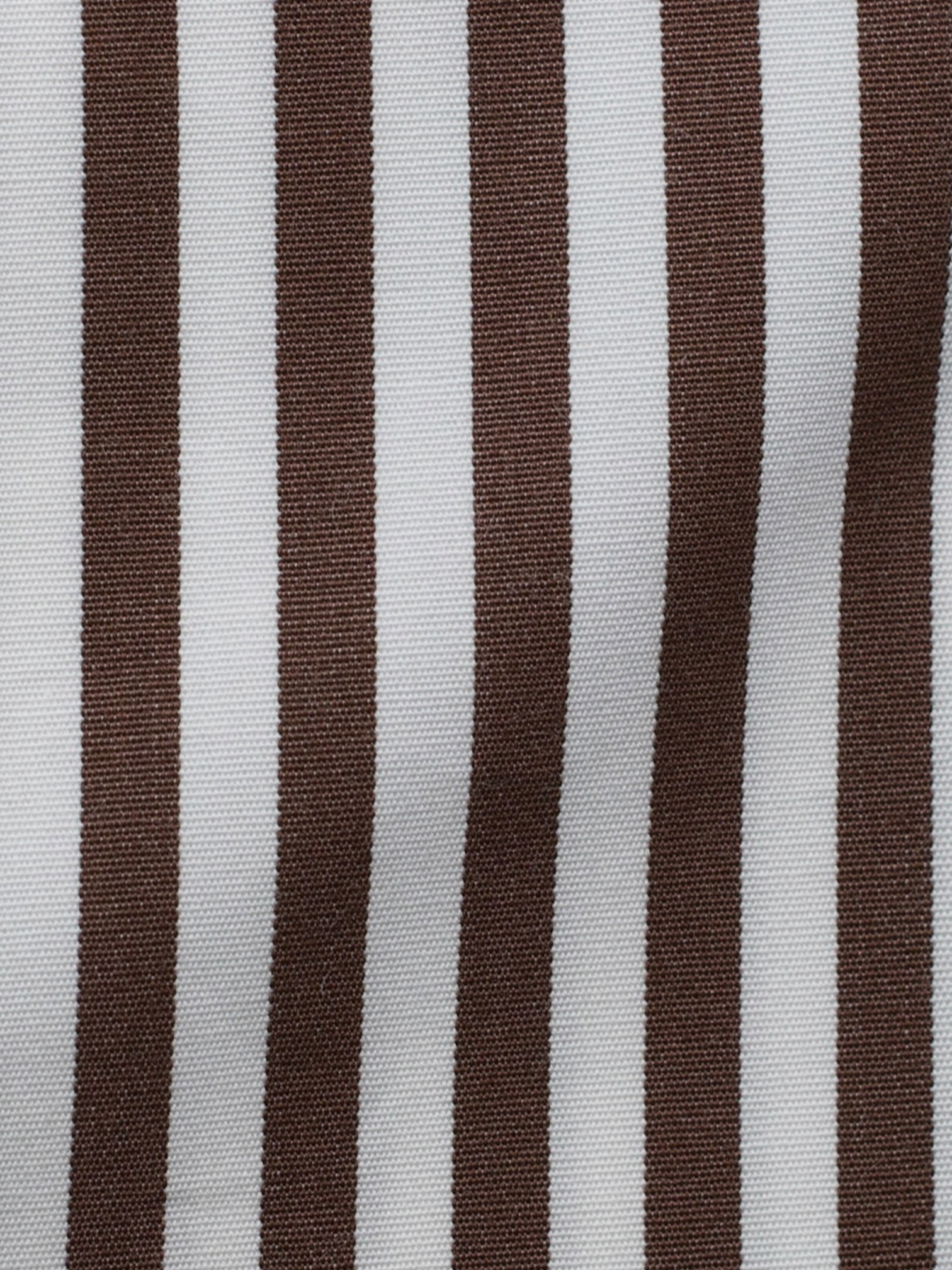 100 Hands White & Castagne Brown Bengal-Stripe Shirt