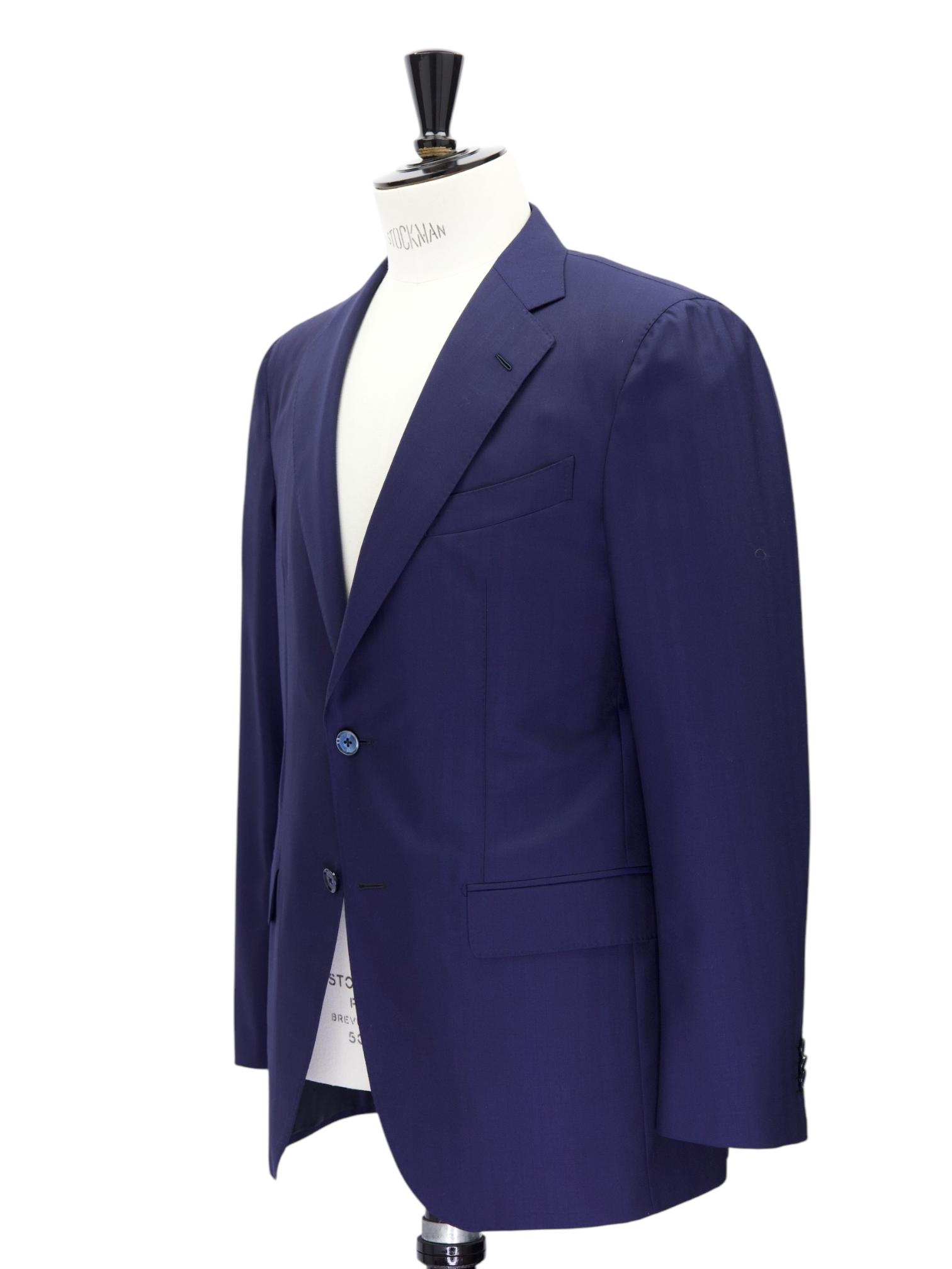 Caruso Navy "Superfine Cloth" Herringbone Aida Suit + Extra Trousers