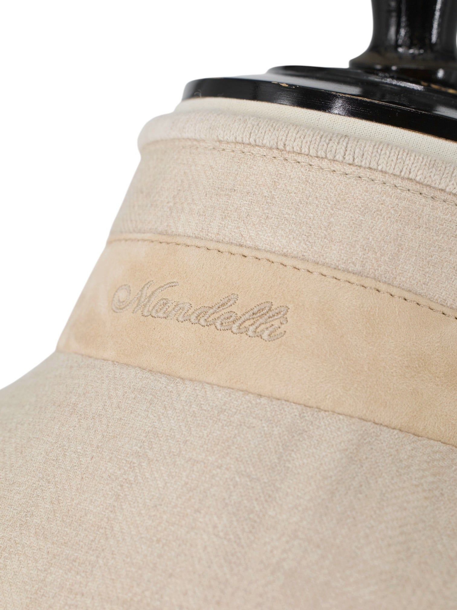Mandelli Beige Cashmere & Silk Herringbone Bomberjacket