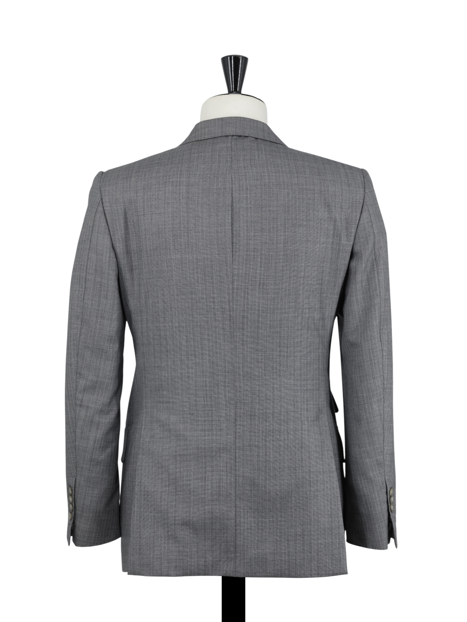 Tom Ford Grey Fine-Wool Multi-Striped Windsor Suit
