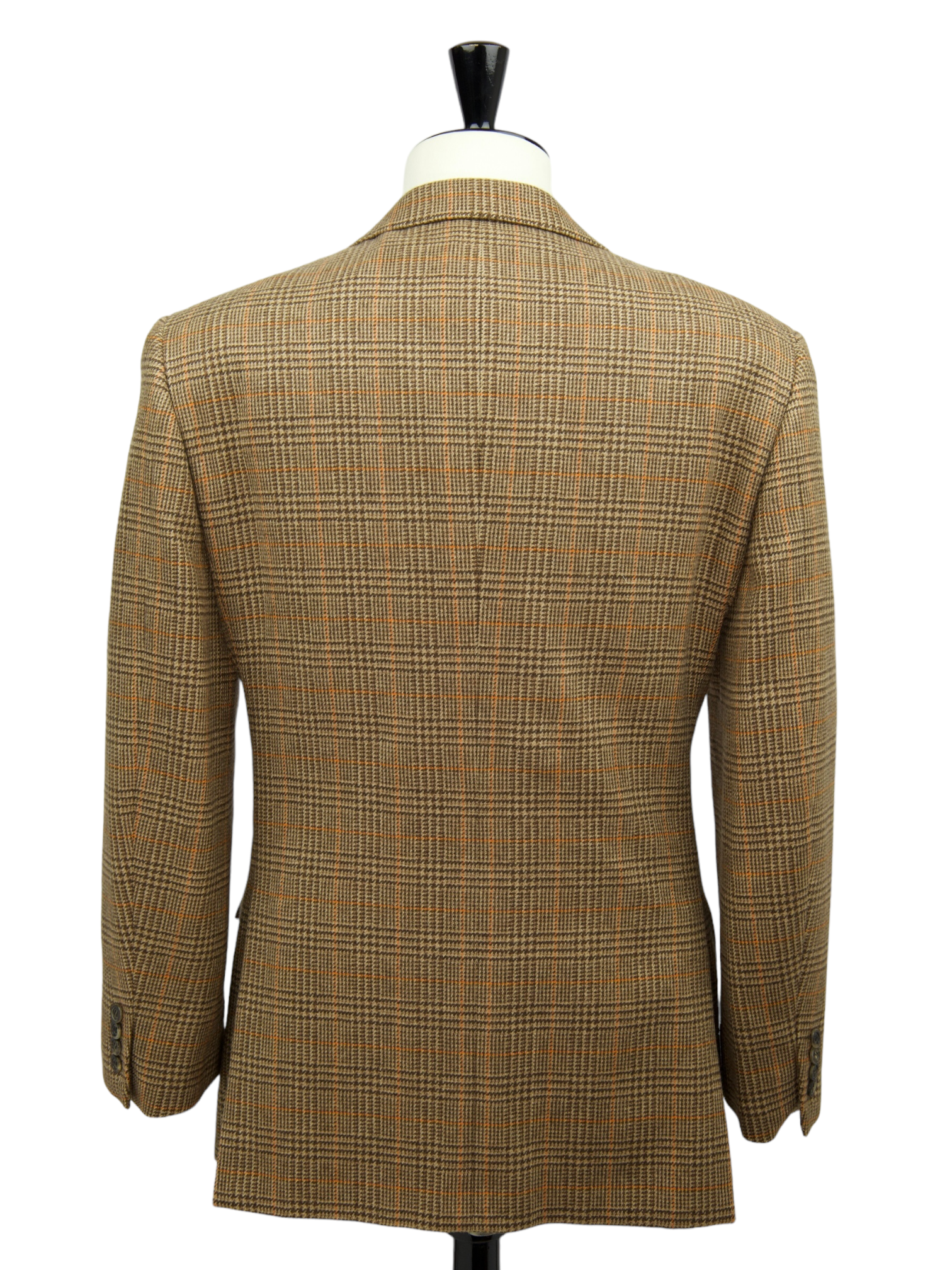 Brioni Brown Cashmere Prince of Wales Nomentano Jacket