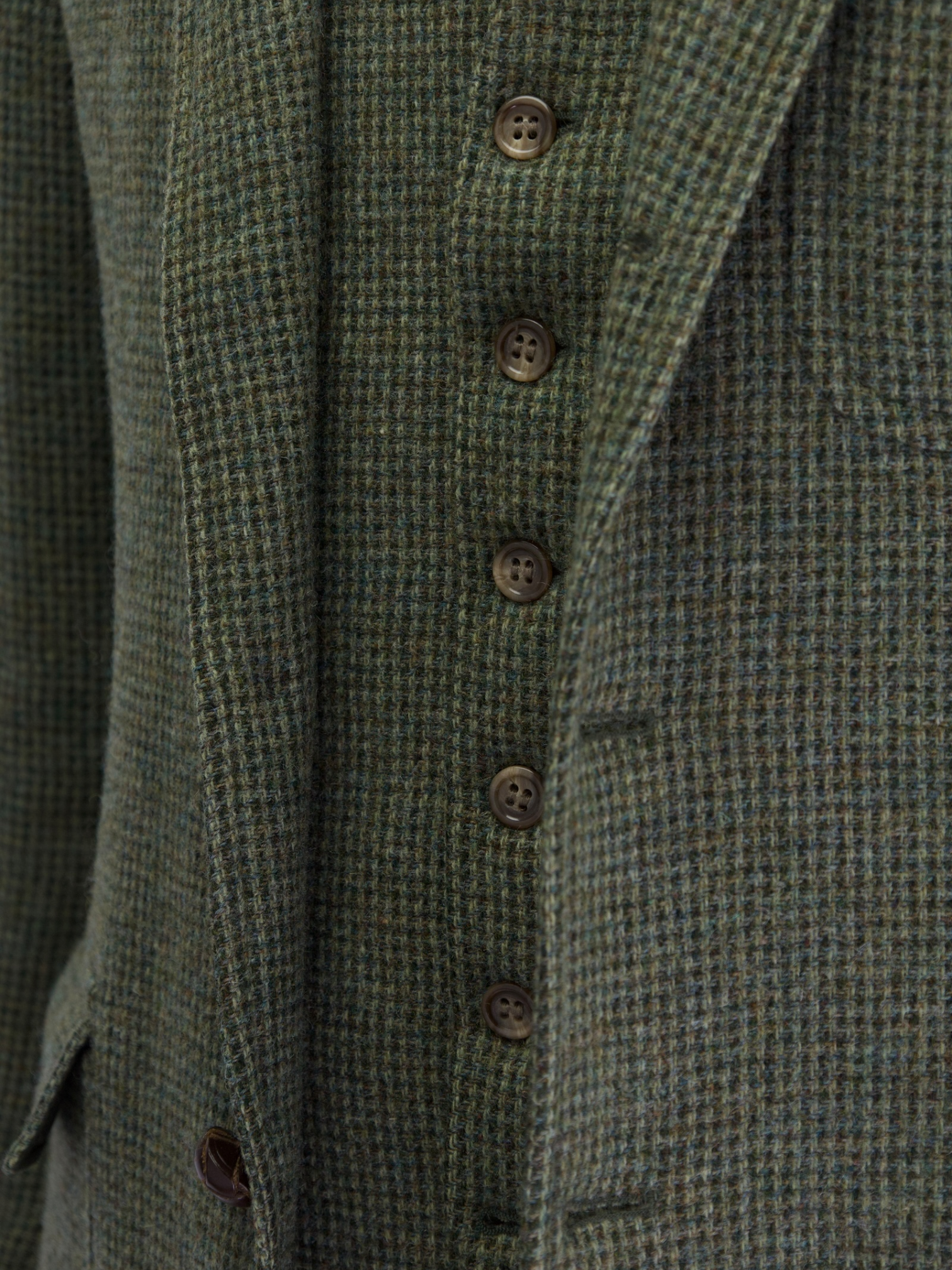 Ralph Lauren Moss Green 3-Piece Harris Tweed Hunting Suit