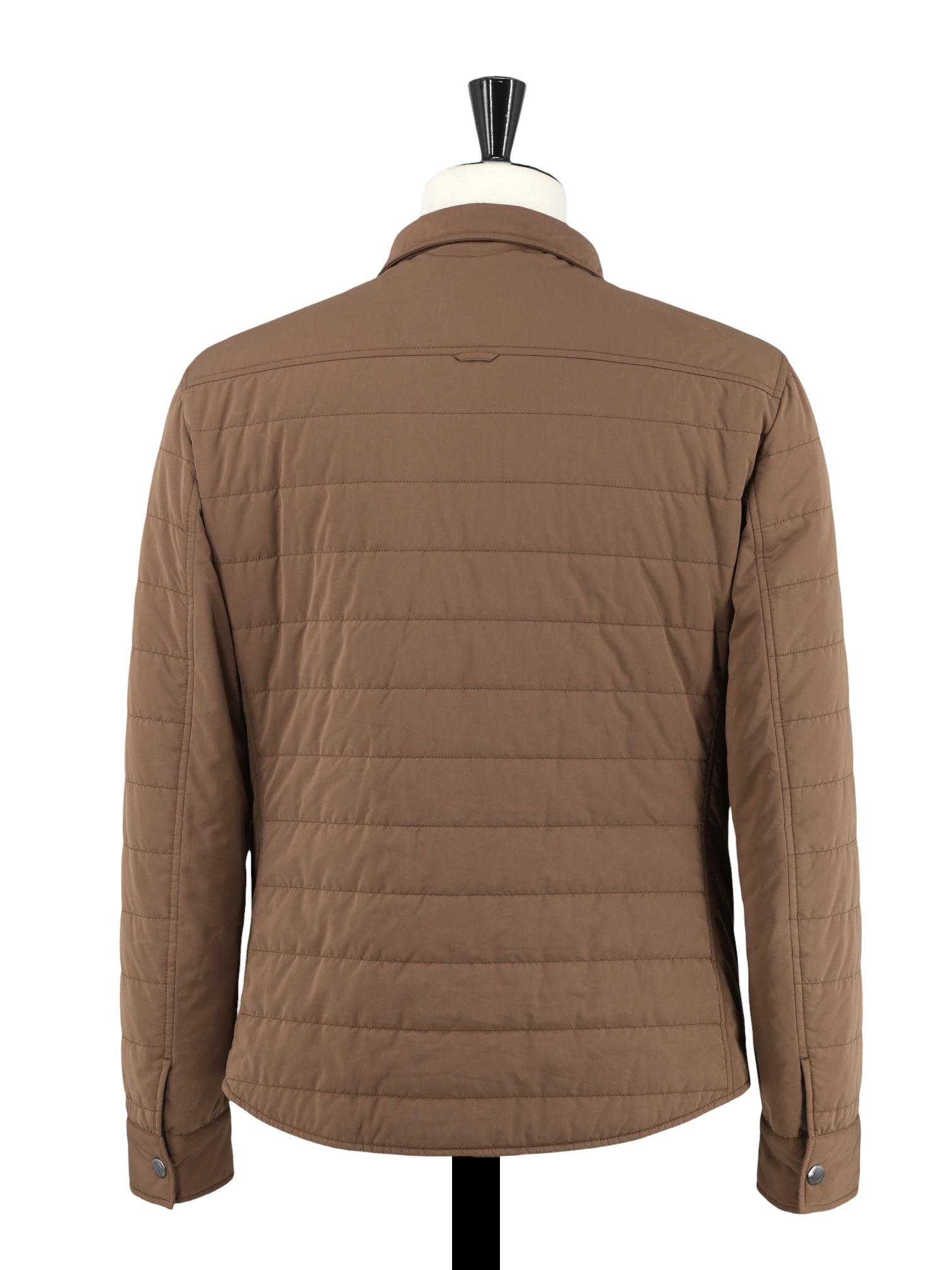 Brunello Cucinelli Brown Lightly-Padded Softshell Fieldjacket