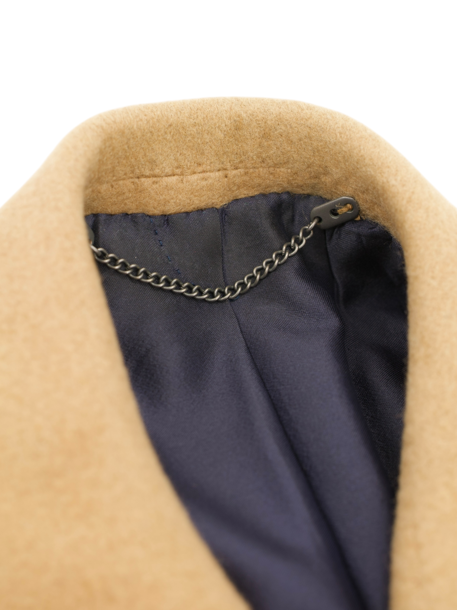 Cesare Attolini Brown Pure Camel Sartorial Peacoat