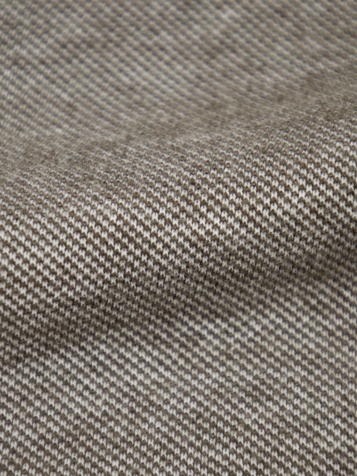 Cesare Attolini Taupe Heavy-Cotton Pique Shirt