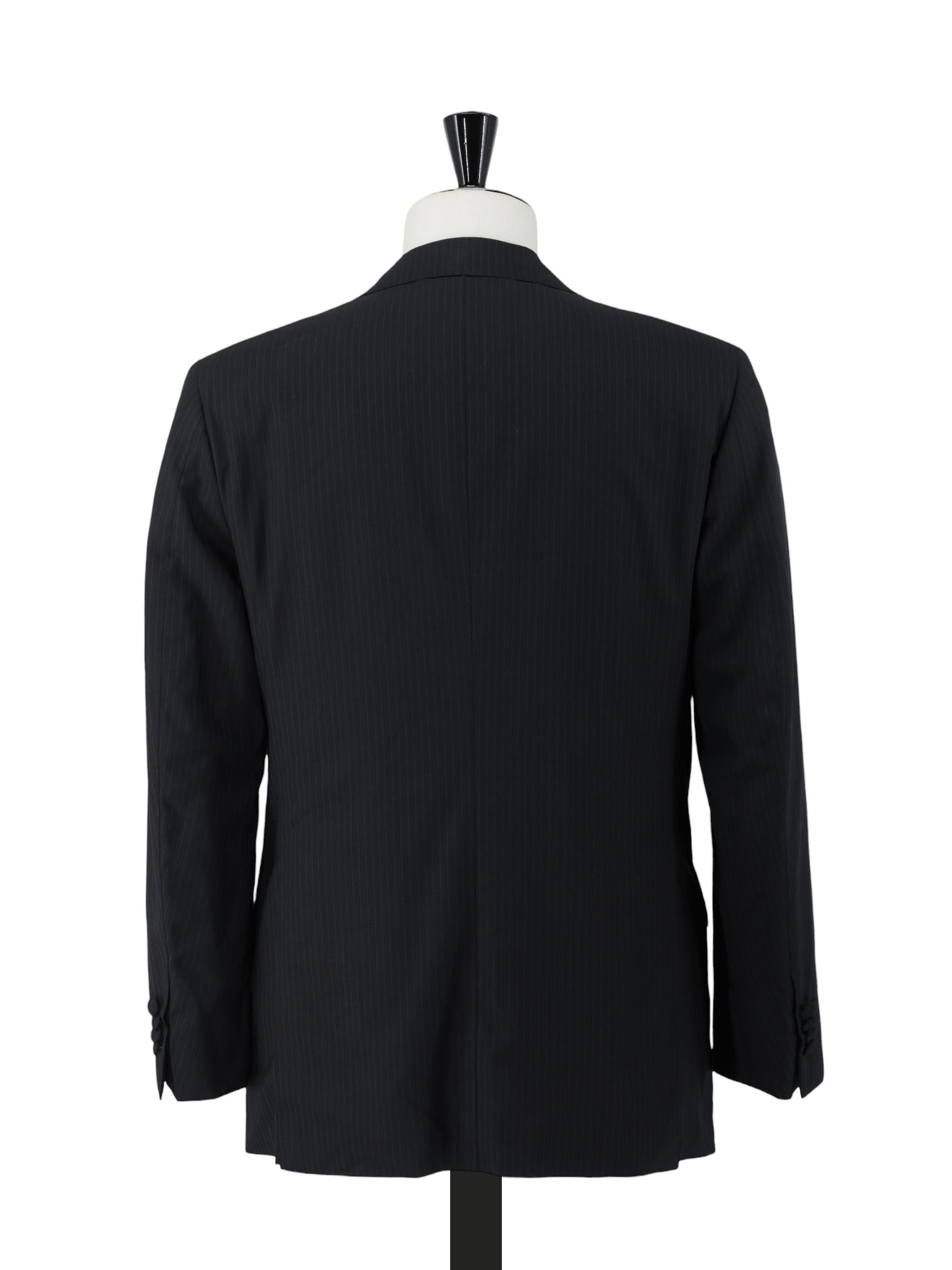 Cesare Attolini Deep Navy Super 130's Banker Pinstripe Suit