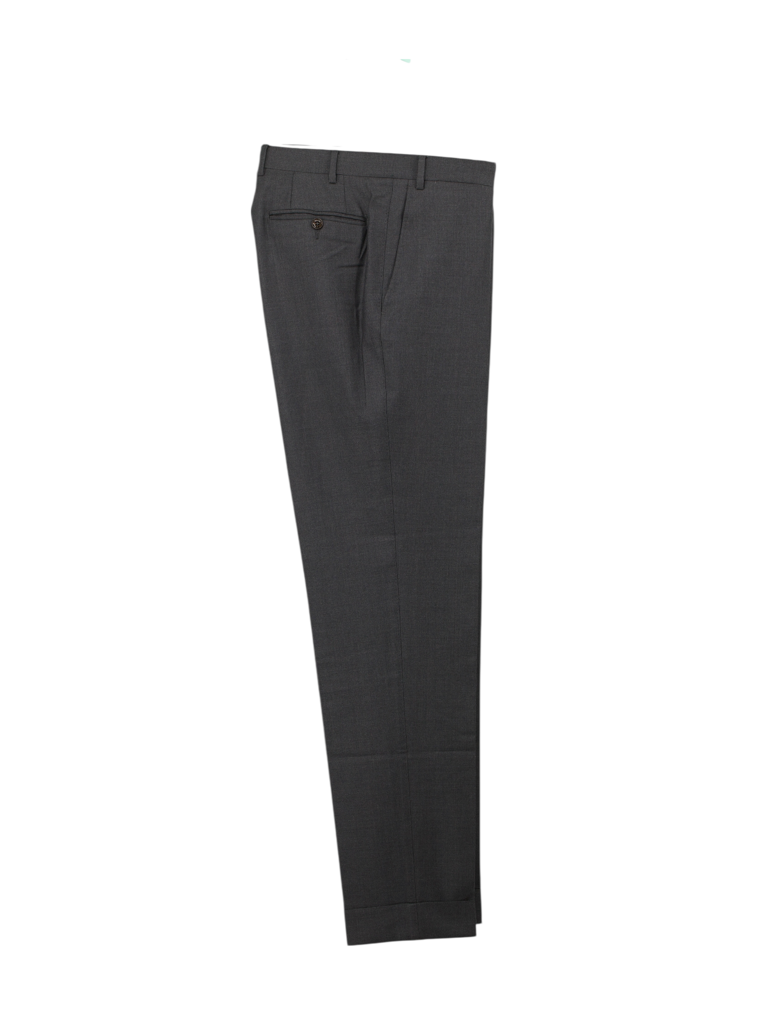 Canali Charcoal Fine-Wool Essential Twill Trousers