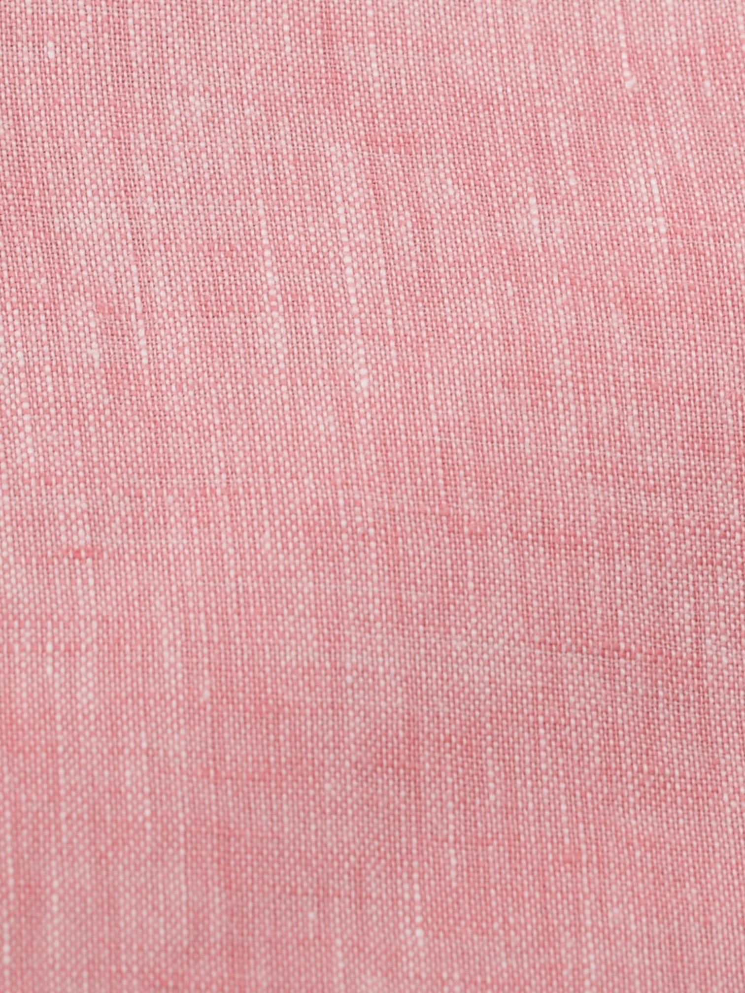 Loro Piana Pink Pure Linen Pop-Over André Shirt