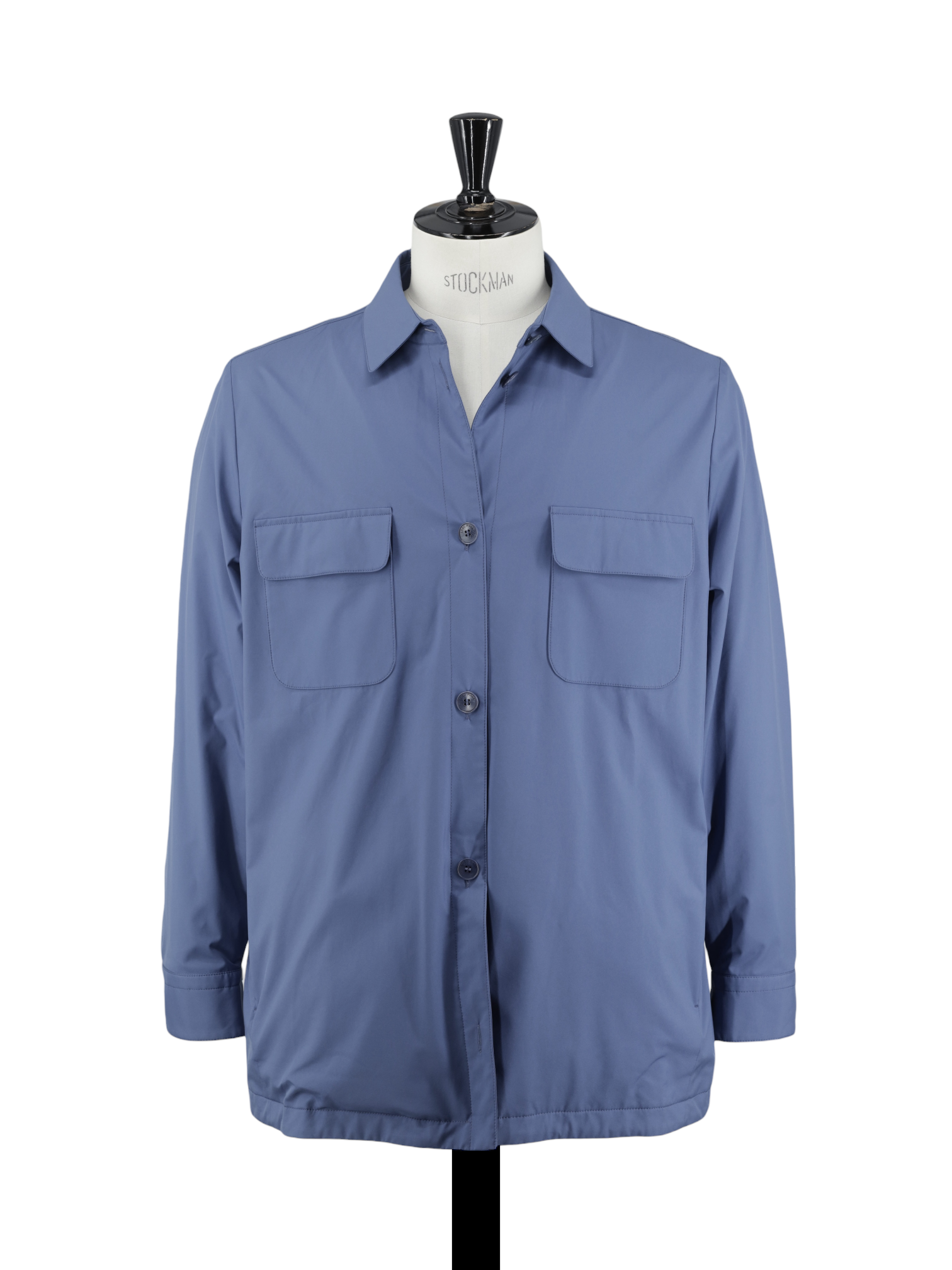 Loro Piana Steel Blue Green Storm-System Field Jacket