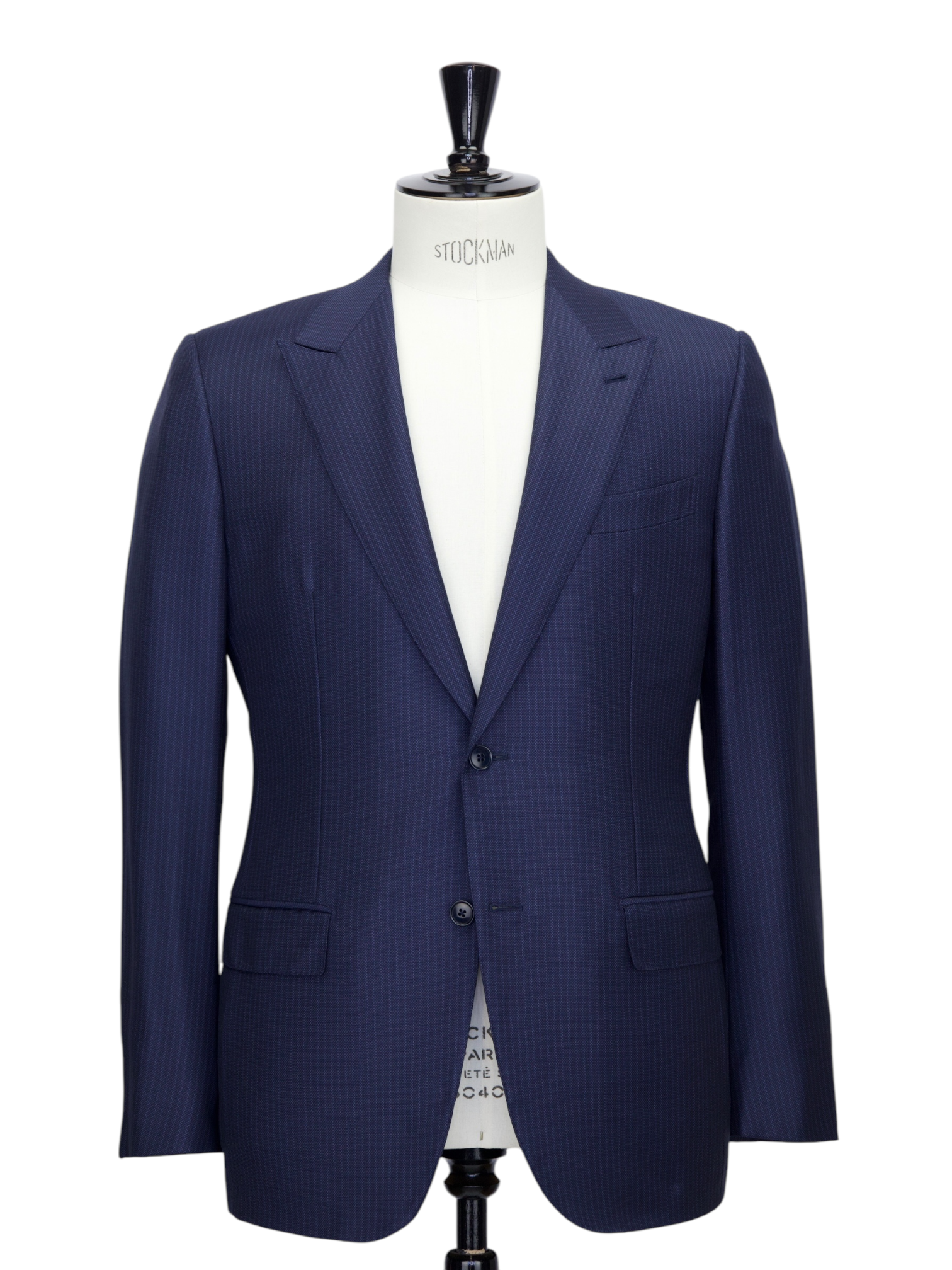 Ermenegildo Zegna Dark Blue Trofeo Pinstripe Mila Suit