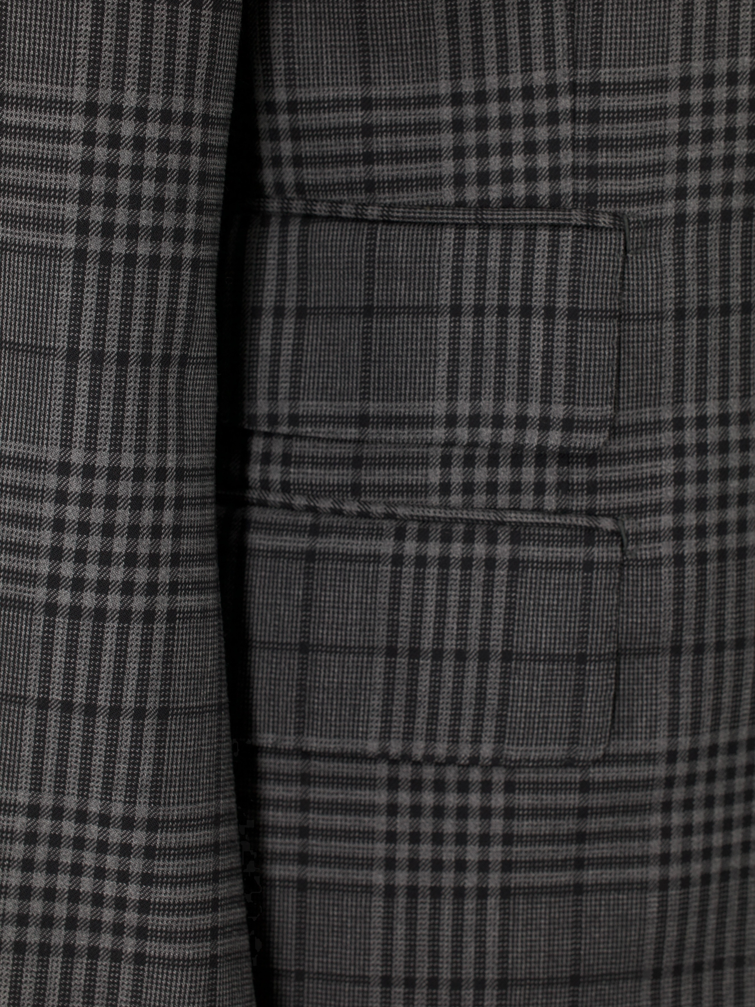 Tom Ford Grey 3-Piece Wool Checkered Windsor Suit