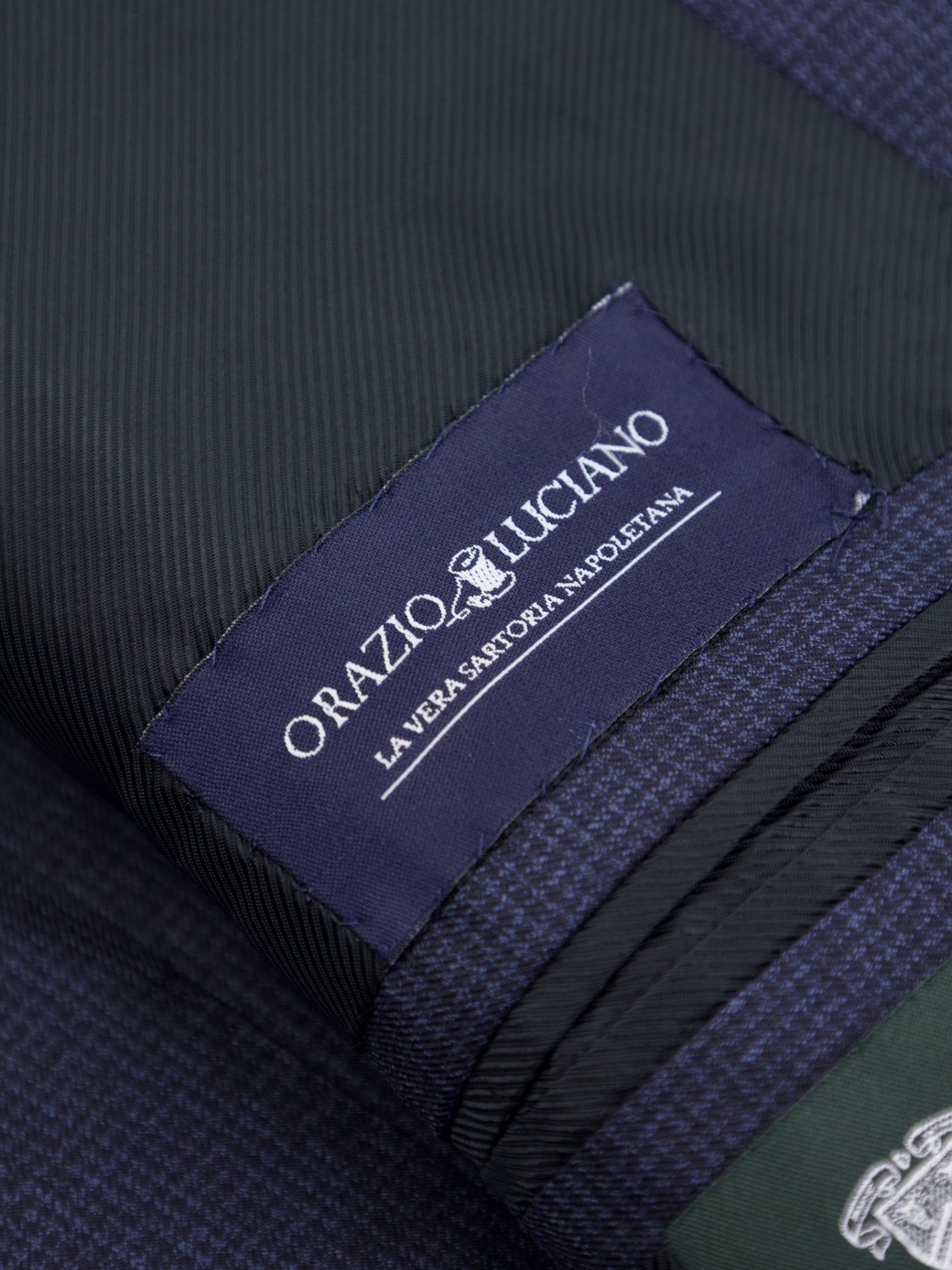 Orazio Luciano Blue Dormeuil Super 160’s Puppytooth Suit