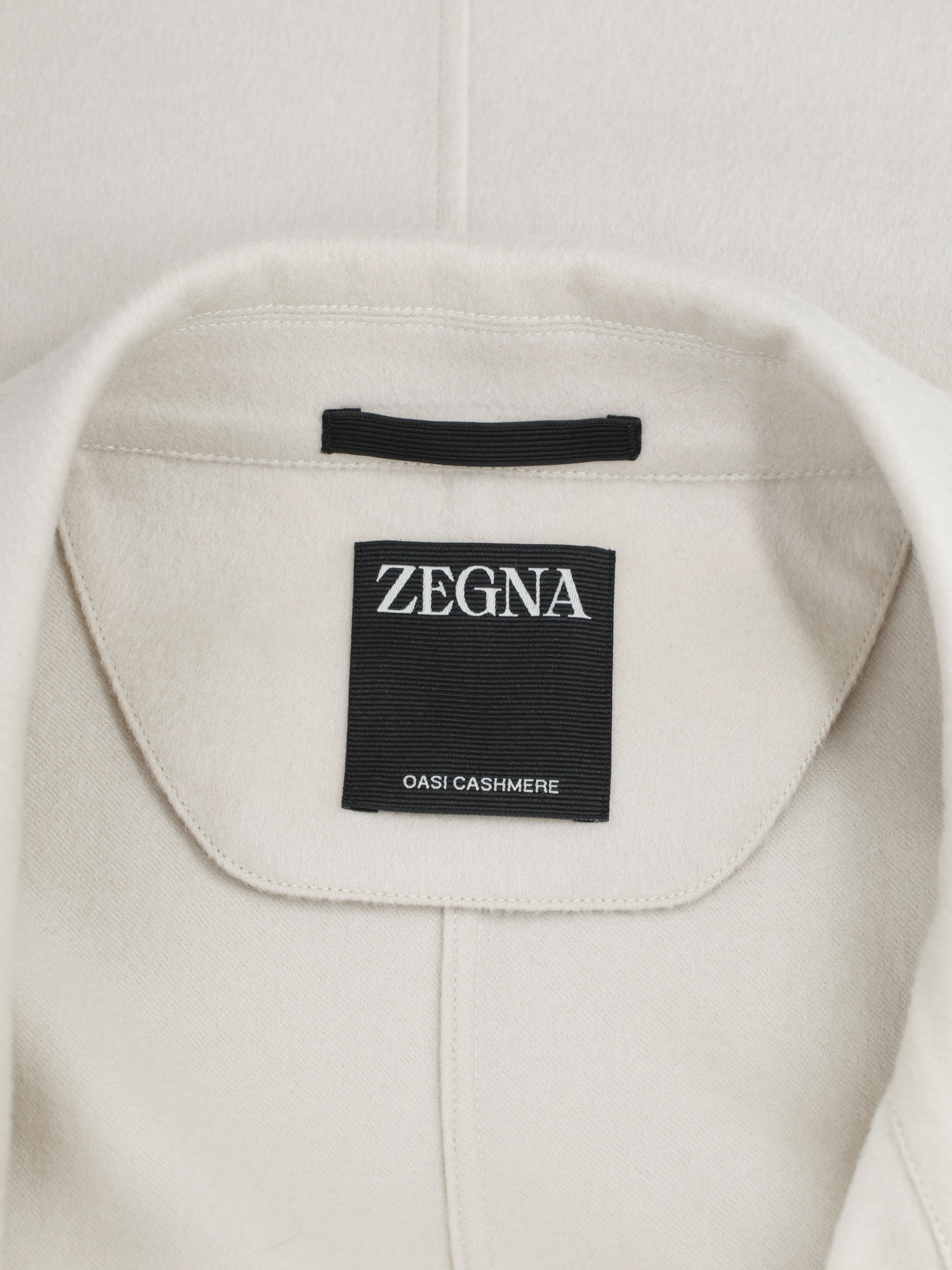 Ermenegildo Zegna White Oasi Cashmere Alba Overshirt