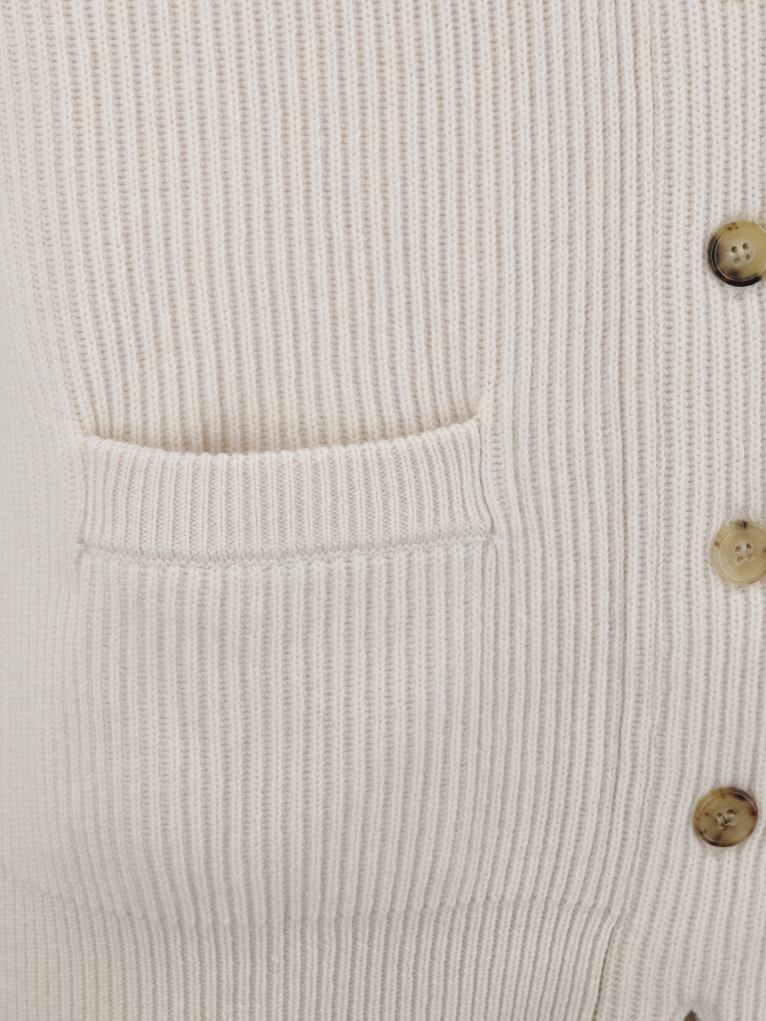 Brunello Cucinelli Crème Pure-Cashmere Shawl-Lapel Cardigan