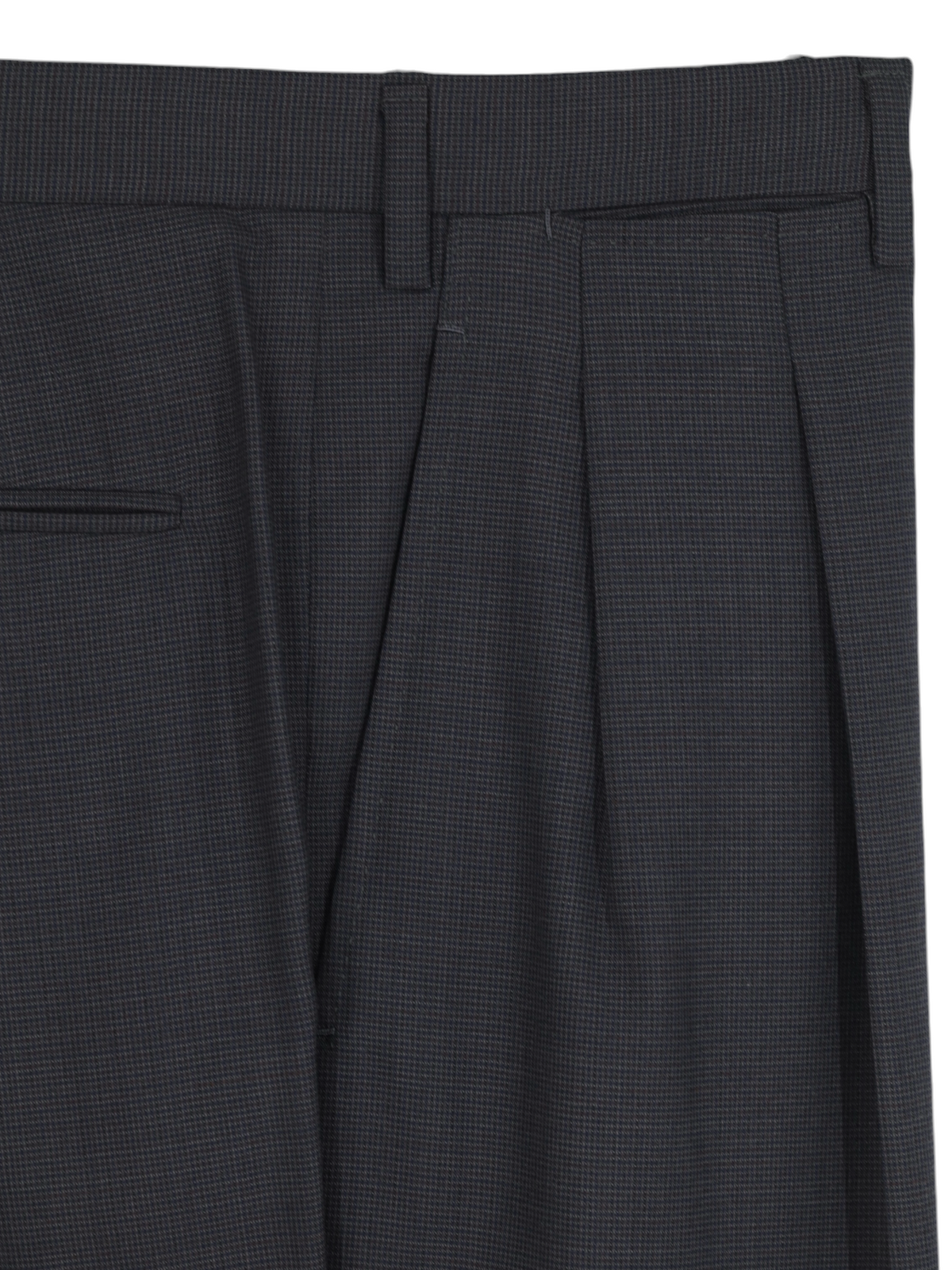 Kiton Dark Grey Fine-Wool Puppytooth Vintage Straight-Fit Suit