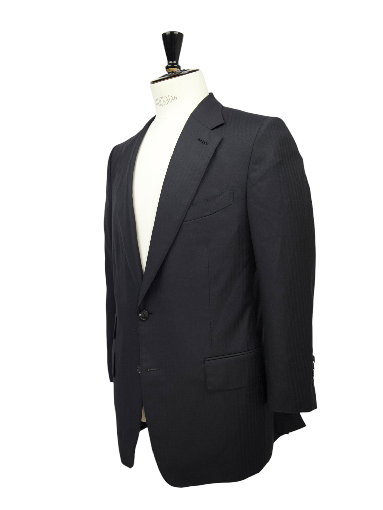 Tom Ford Navy Herringbone Windsor Jacket