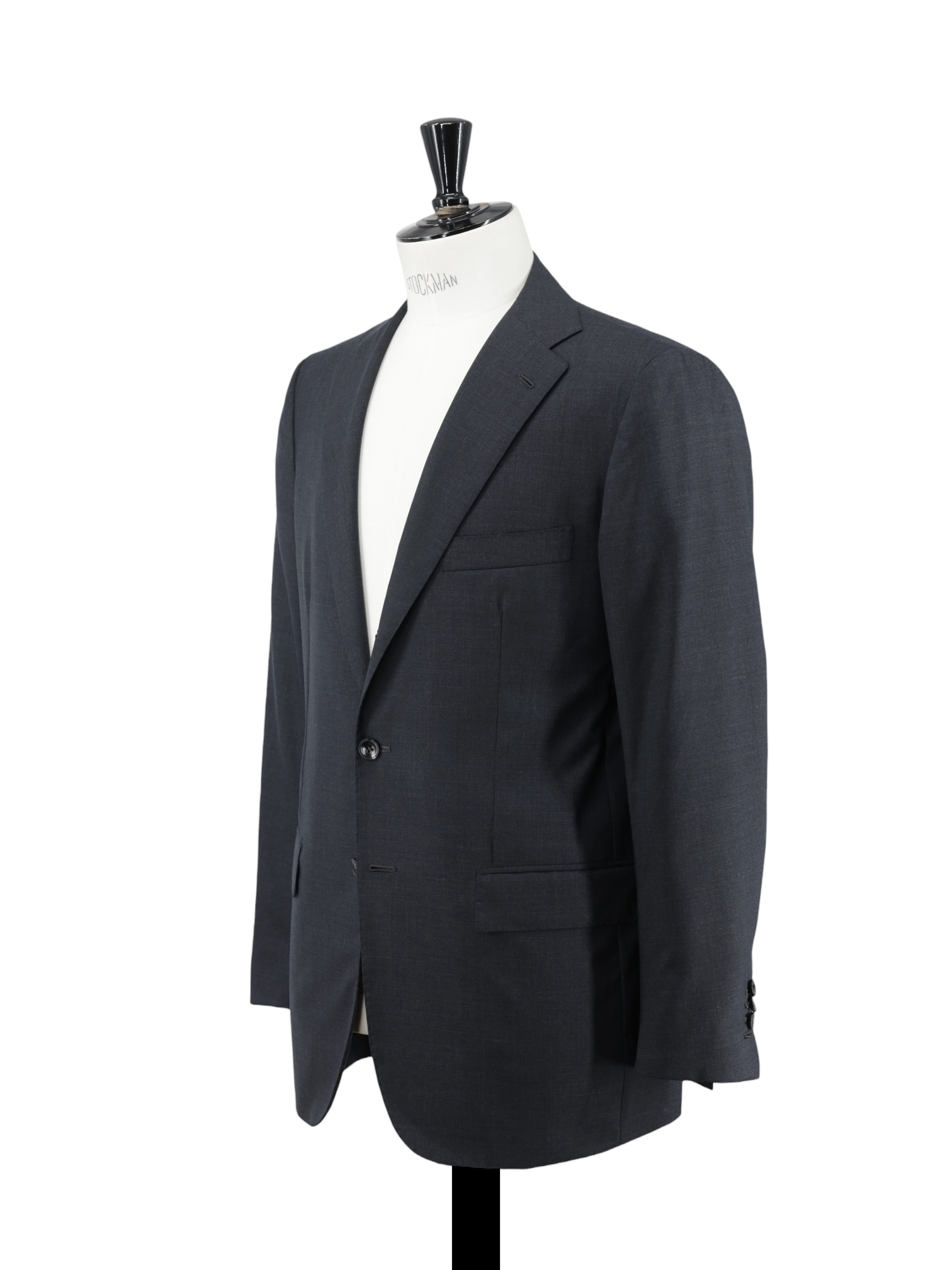 Kiton Dark Grey Fine-Wool Neapolitan Suit