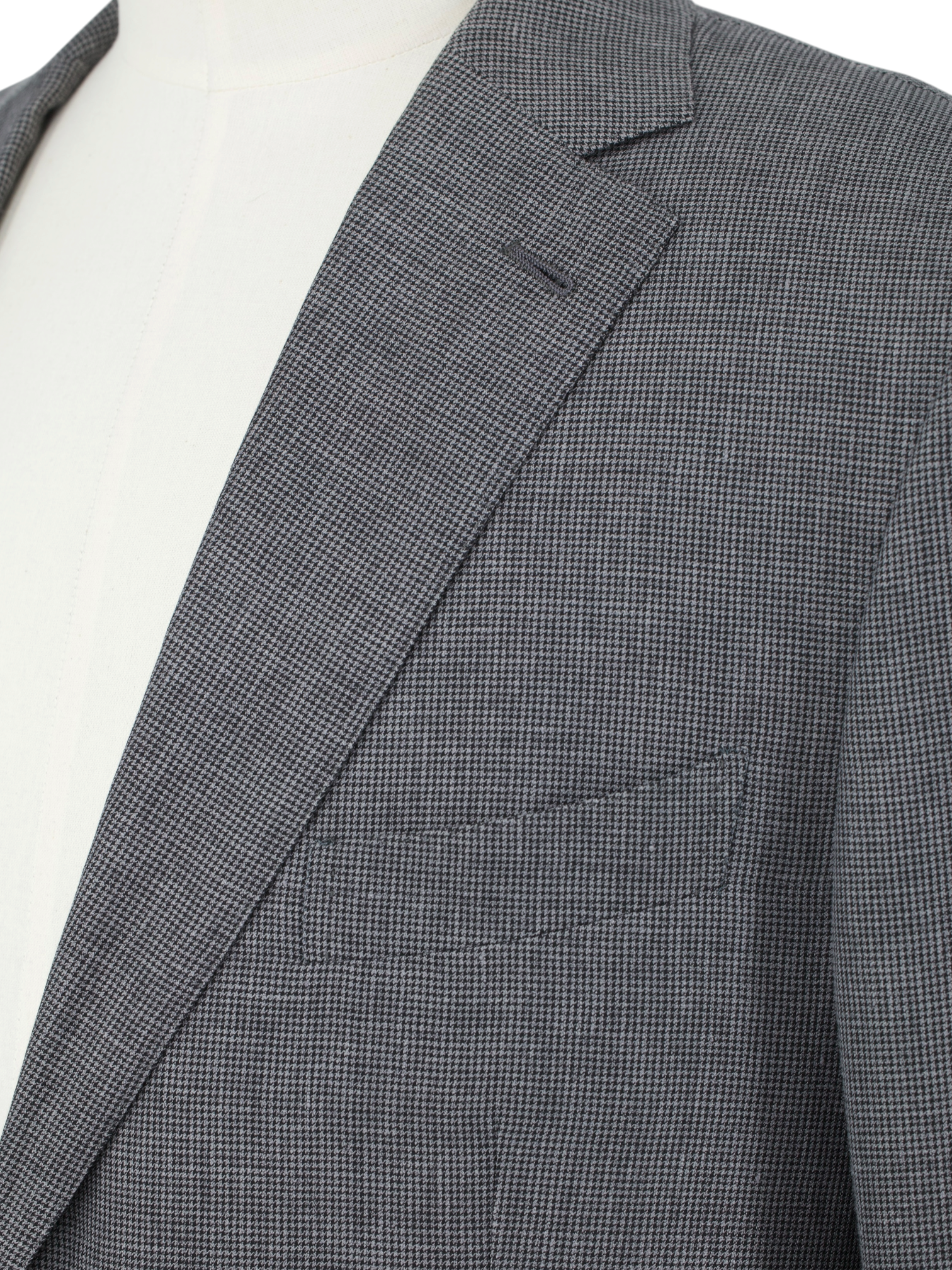 Ermenegildo Zegna Taupe Linen, Wool & Silk "Crossover" Puppytooth Milano East Suit