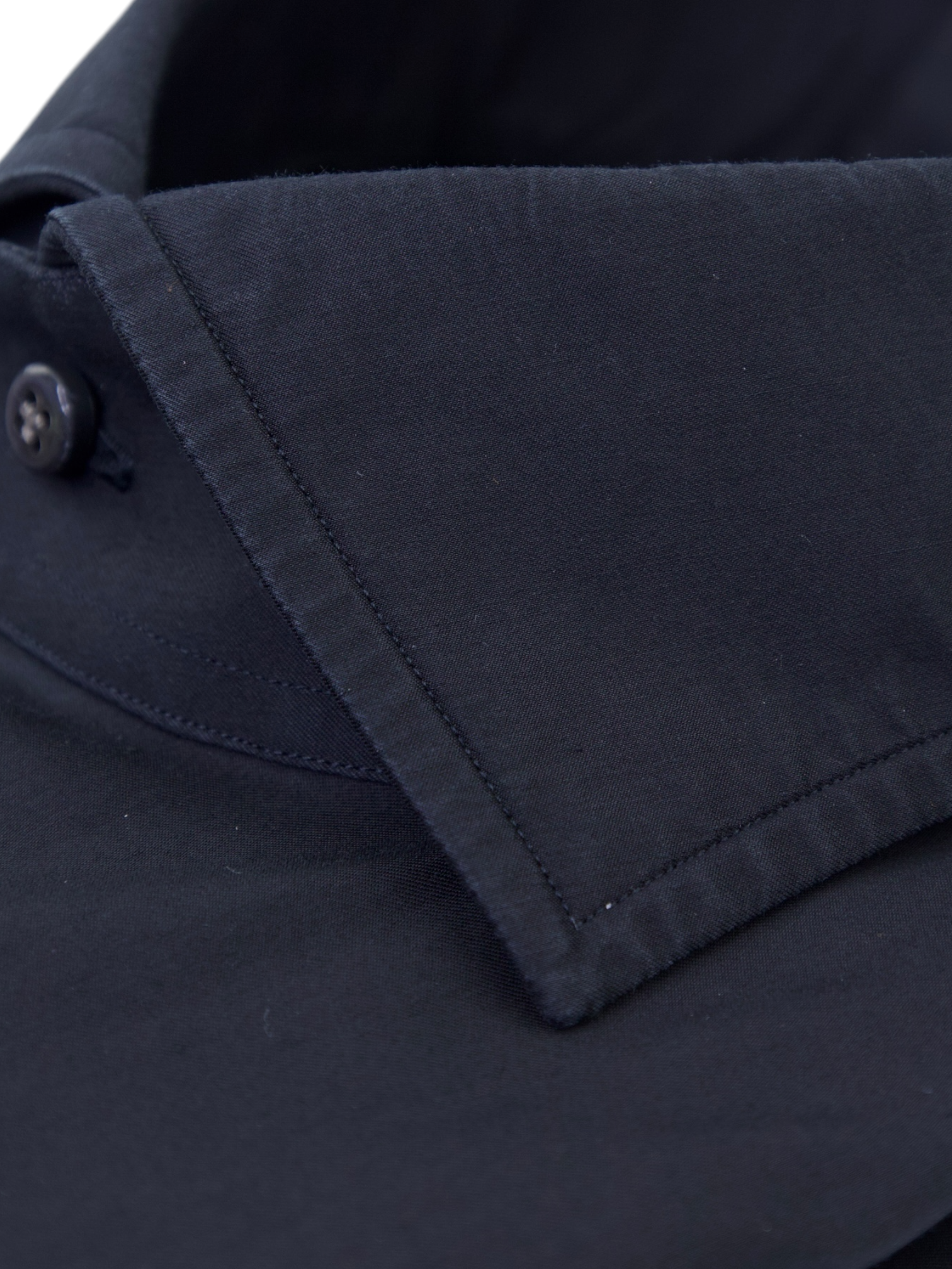 Emanuele Maffeis Black Cotton Stretch Shirt